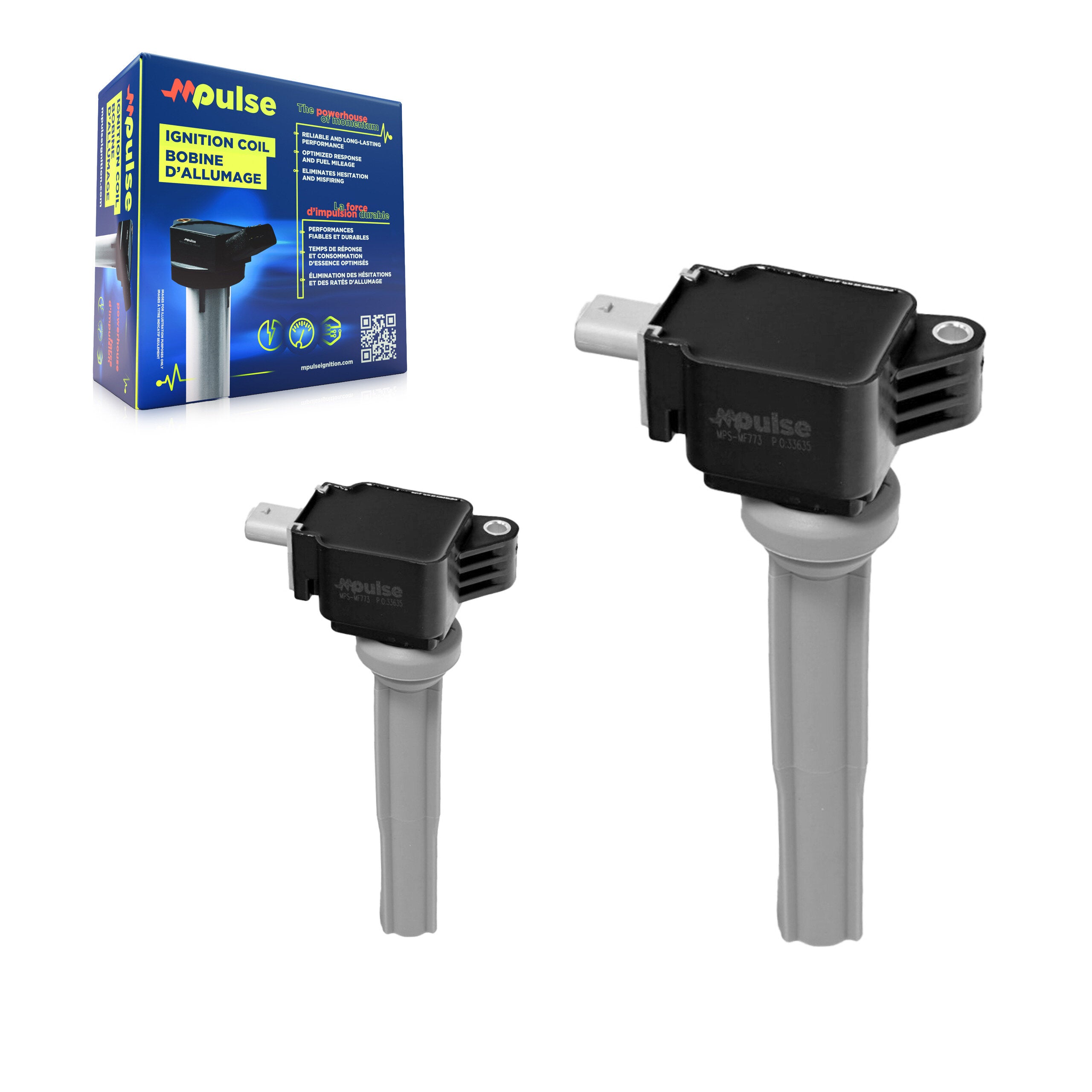 Mpulse KMP-100049 Ignition Coil for 2015-2020 Ford Fusion, Lincoln Continental and More