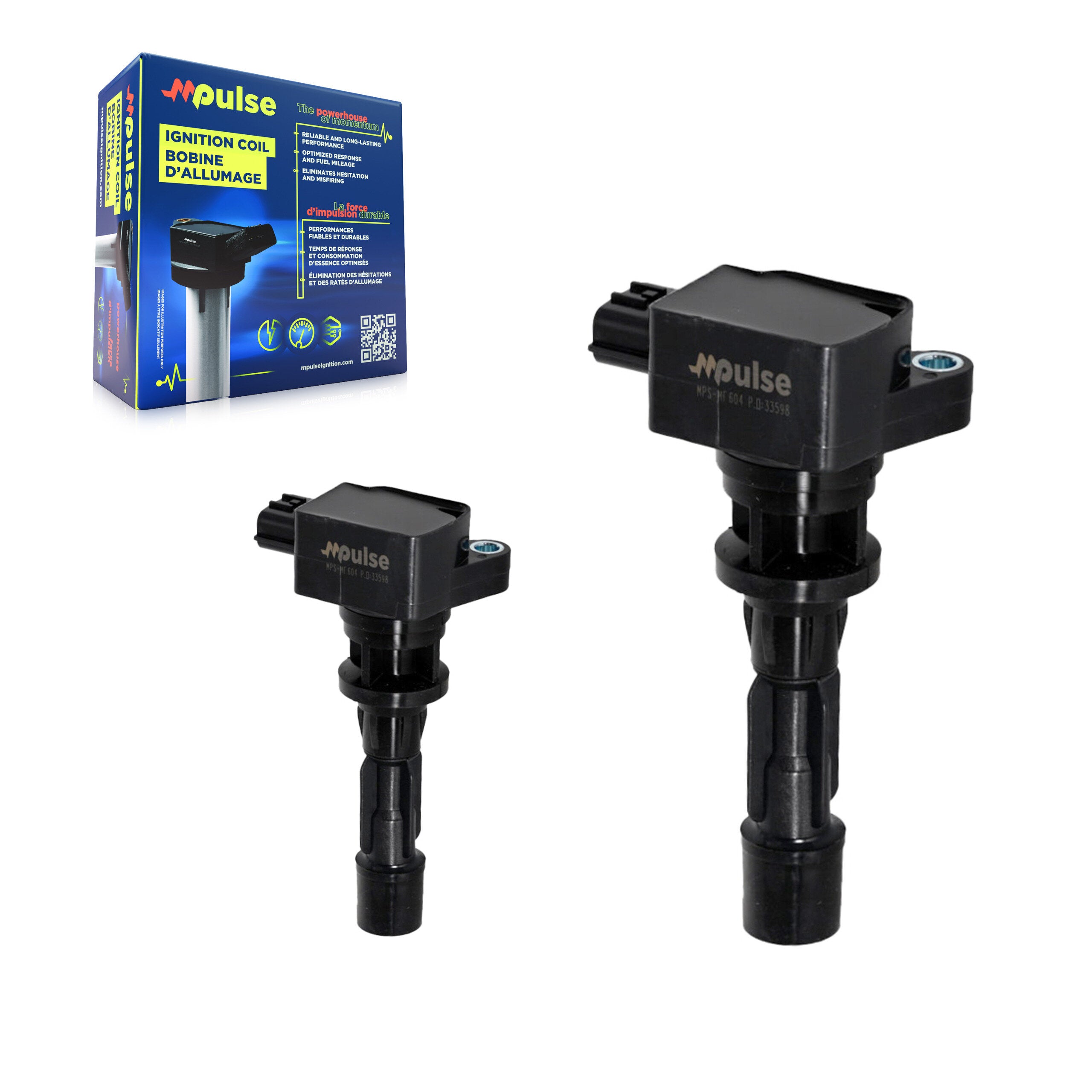 Mpulse KMP-100060 Ignition Coil for 2008-2015 Mazda 5, Mazda 3