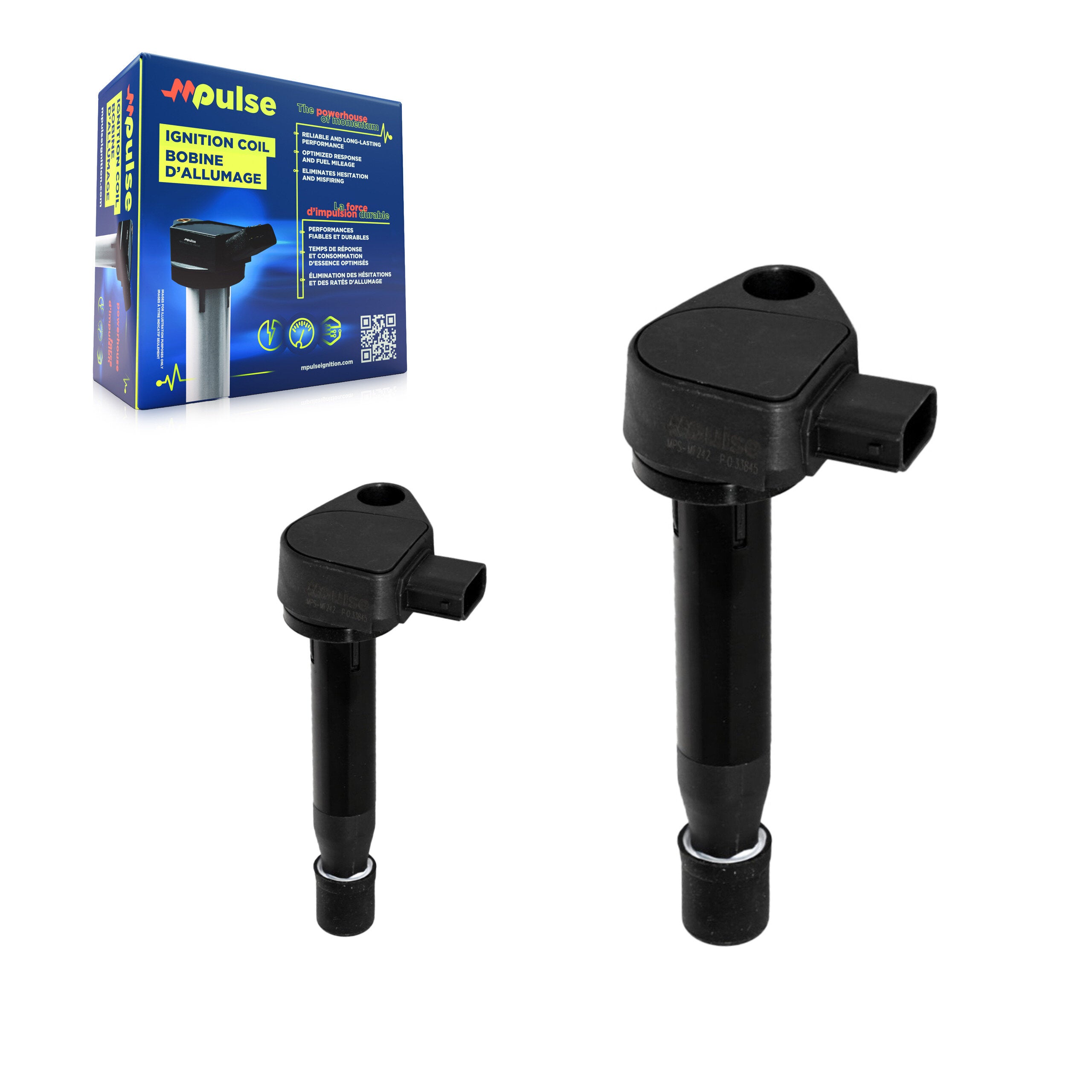 Mpulse KMP-100081 Ignition Coil for 1999-2010 Honda Odyssey, Acura RL and More