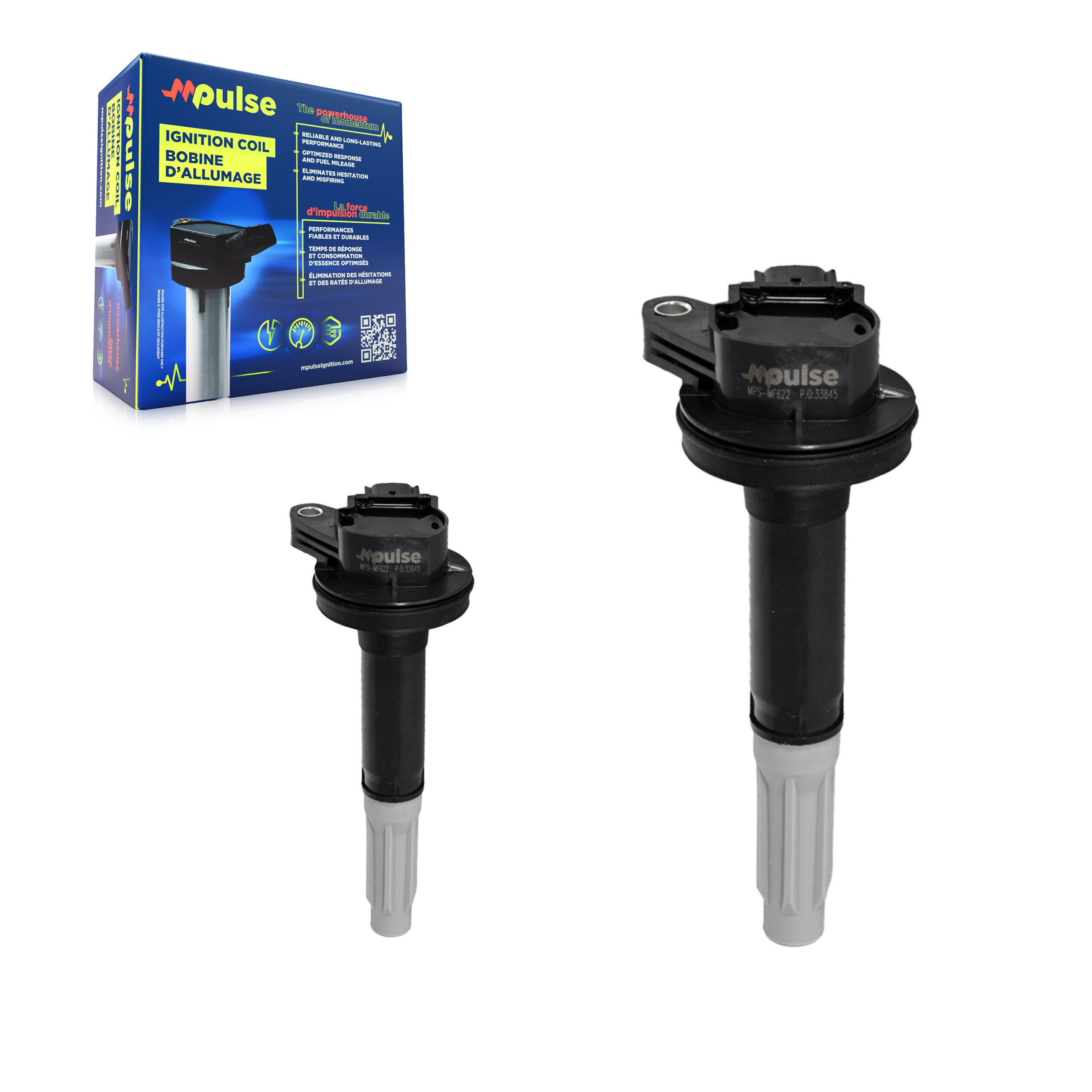 Mpulse KMP-100093 Ignition Coil for 2011-2016 Ford F-150, Ford Mustang