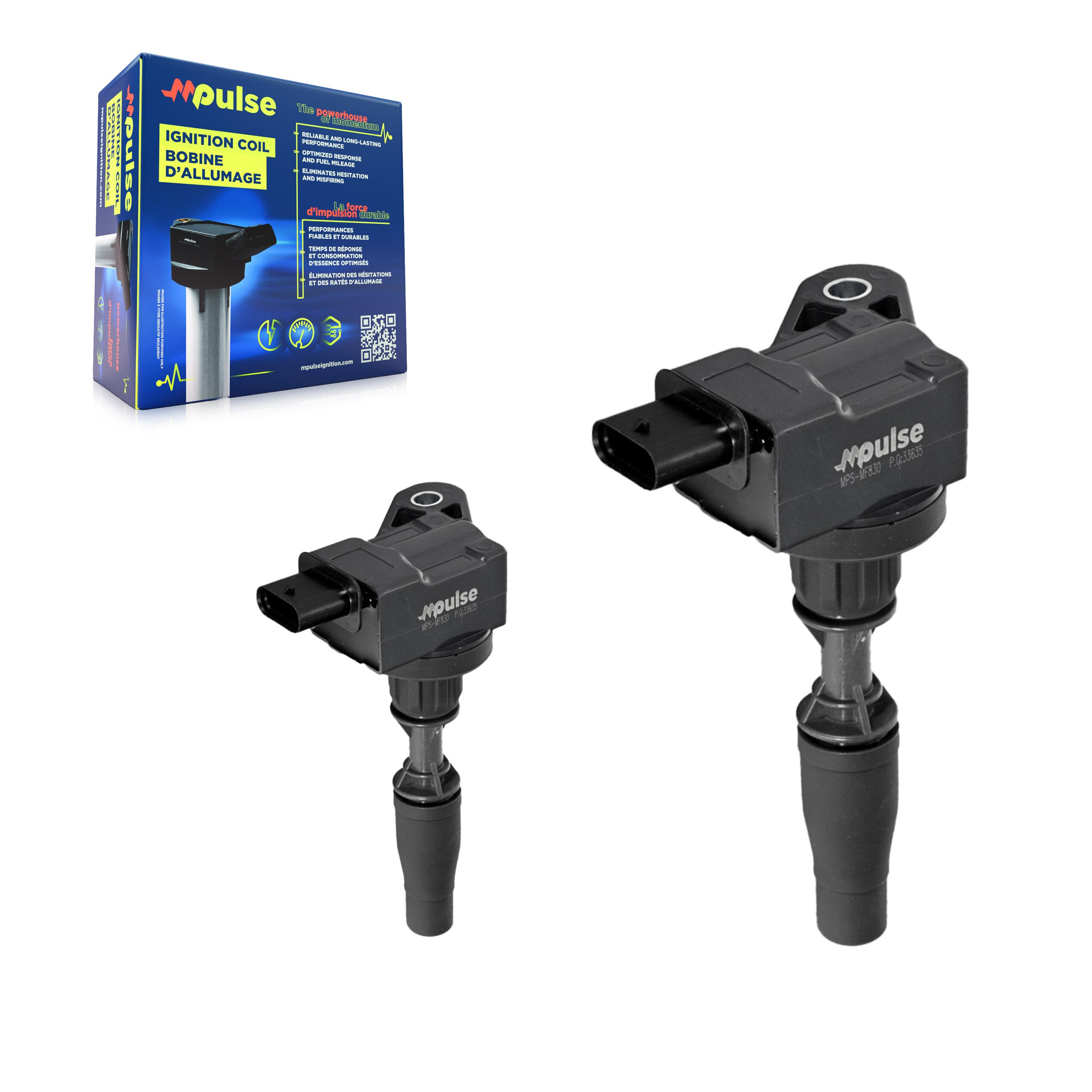 Mpulse KMP-100101 Ignition Coil for 2016-2021 Cadillac CT5, Cadillac CT6 and More
