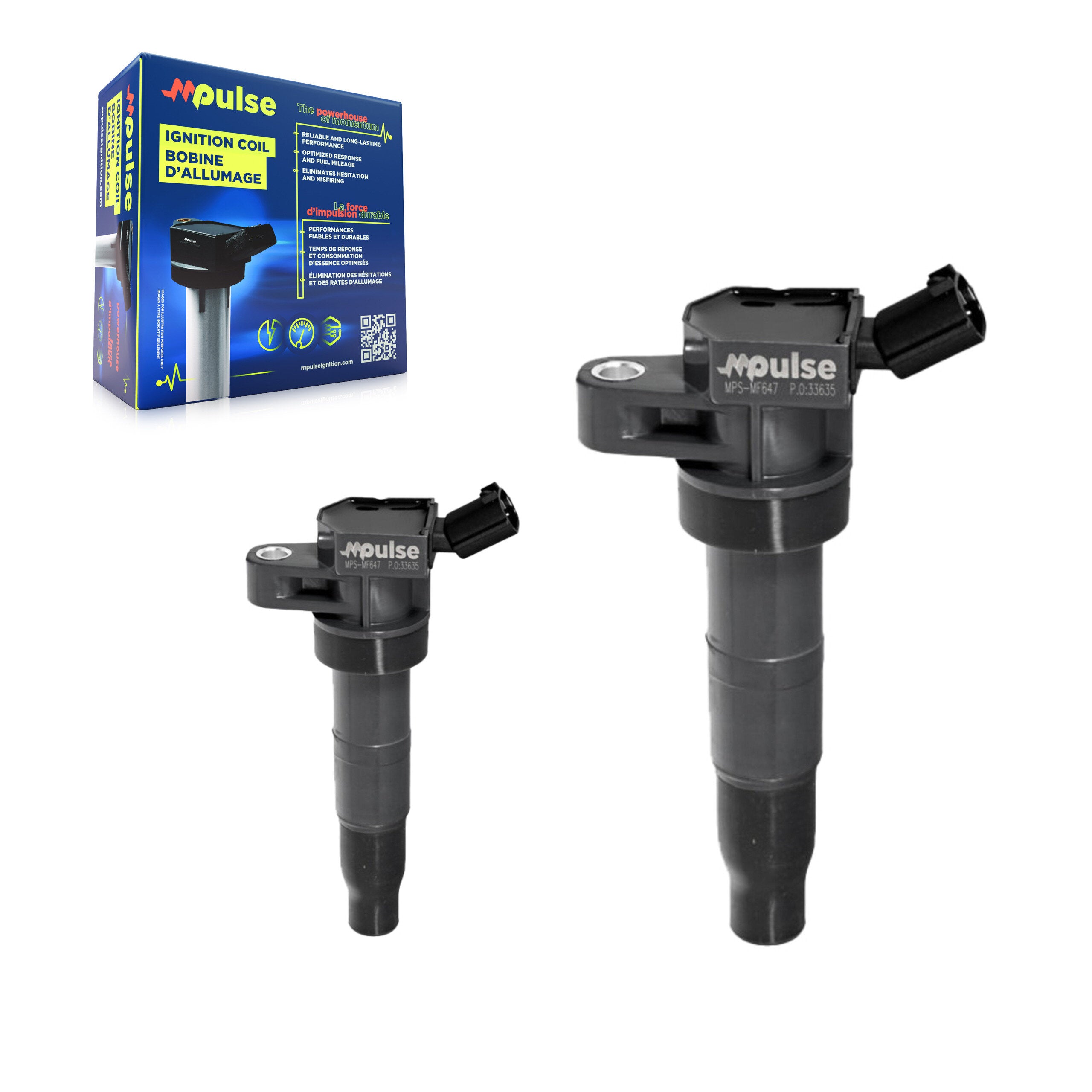 Mpulse KMP-100133 Ignition Coil for 2011-2016 Kia Sportage, Hyundai Santa Fe Sport and More