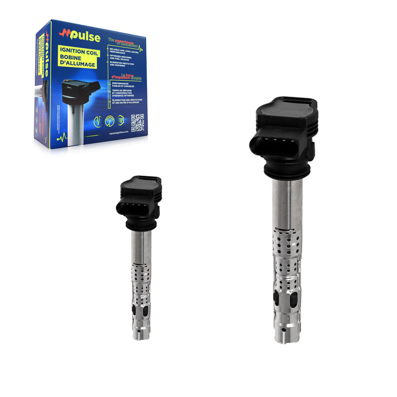 Mpulse KMP-100144 Ignition Coil for 2004-2019 Volkswagen Tiguan Limited, Audi A4 Quattro and More