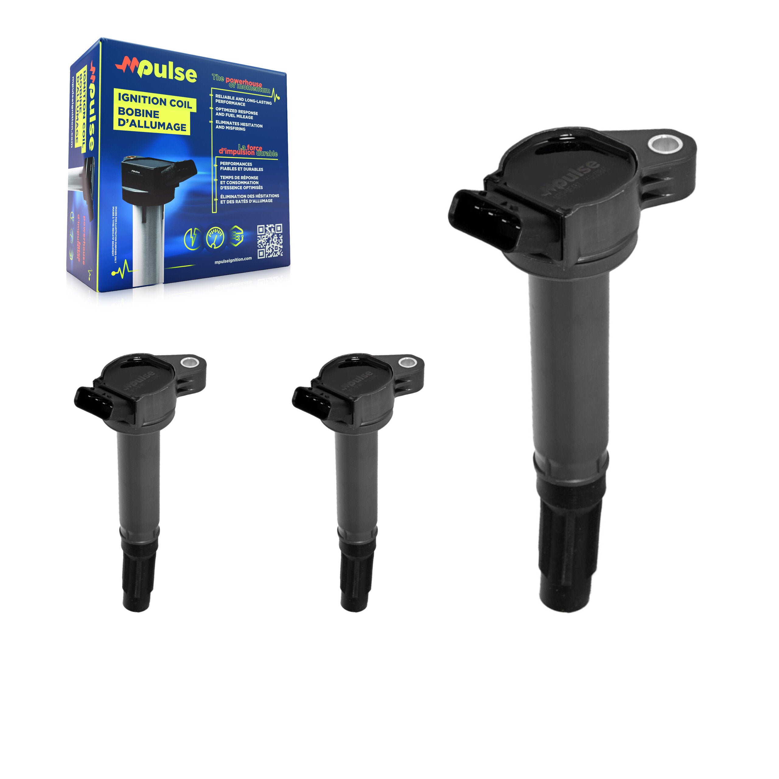 Mpulse KMP-100183 Ignition Coil for 2005-2024 Toyota 4Runner, Toyota Camry and More