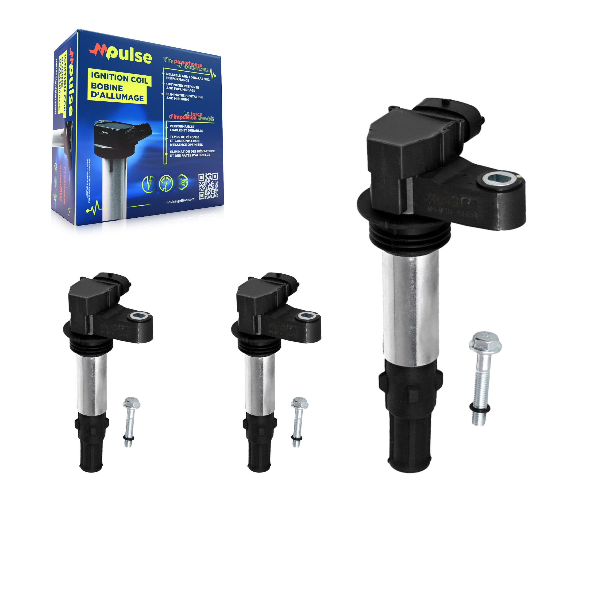 Mpulse KMP-100192 Ignition Coil for 2004-2009 Buick Enclave, Cadillac CTS and More