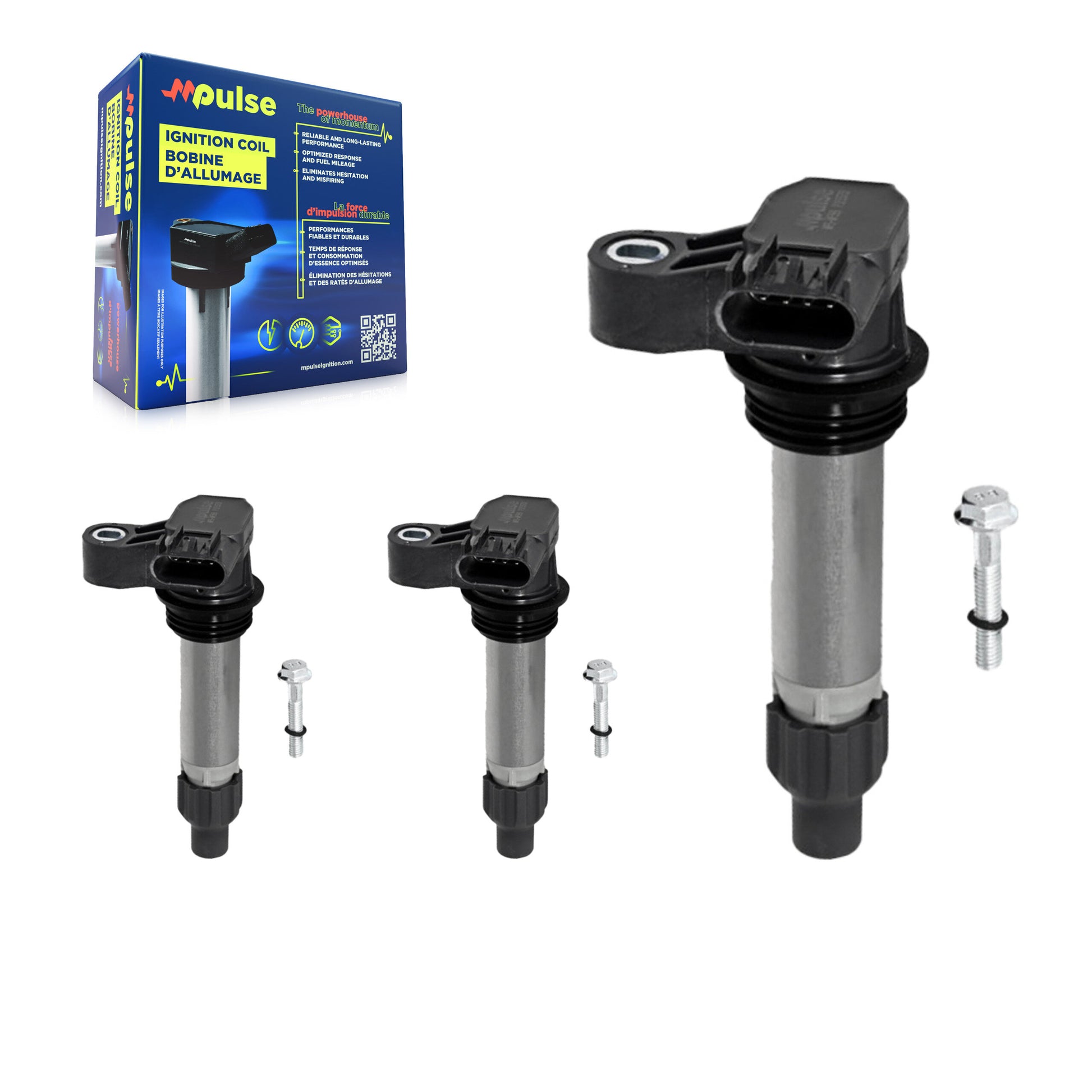 Mpulse KMP-100197 Ignition Coil for 2007-2023 Cadillac CT4, Chevrolet Impala and More