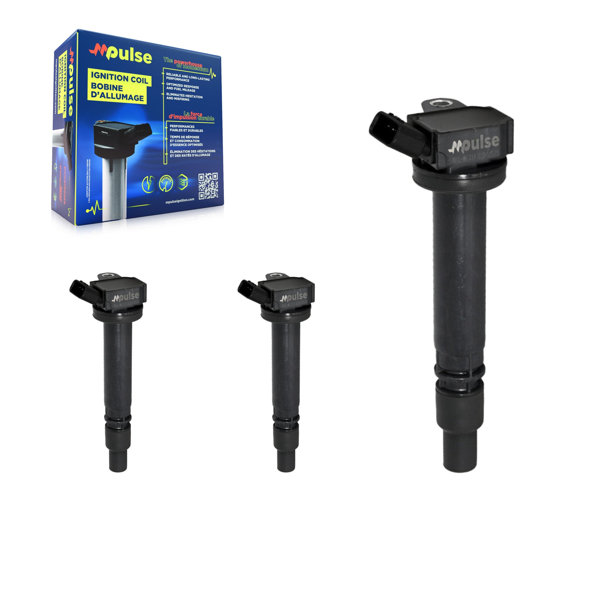 Mpulse KMP-100203 Ignition Coil for 2000-2006 Toyota Corolla, Pontiac Vibe and More