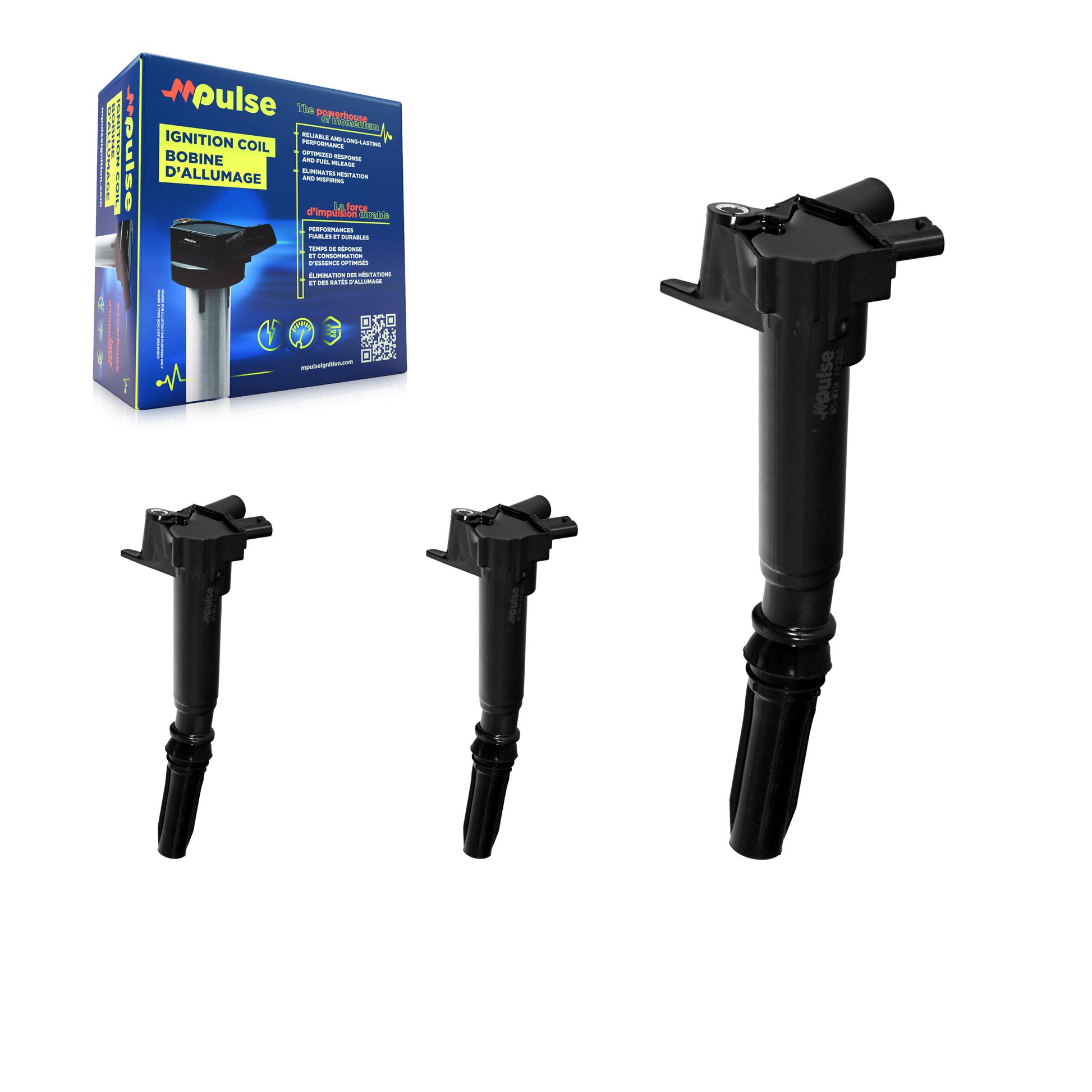Mpulse KMP-100209 Ignition Coil for 2018-2020 Ford E-350 Super Duty, Ford E-450 Super Duty and More