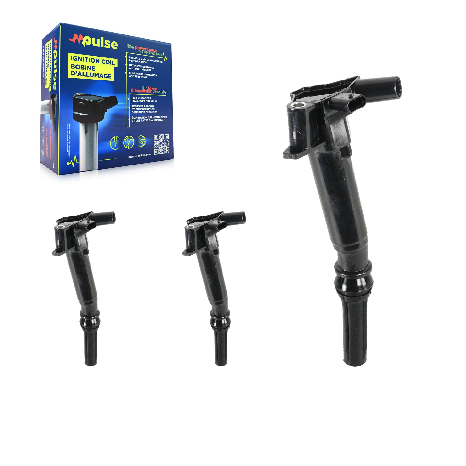 Mpulse KMP-100210 Ignition Coil for 2018-2021 Ford E-350 Super Duty, Ford E-450 Super Duty and More