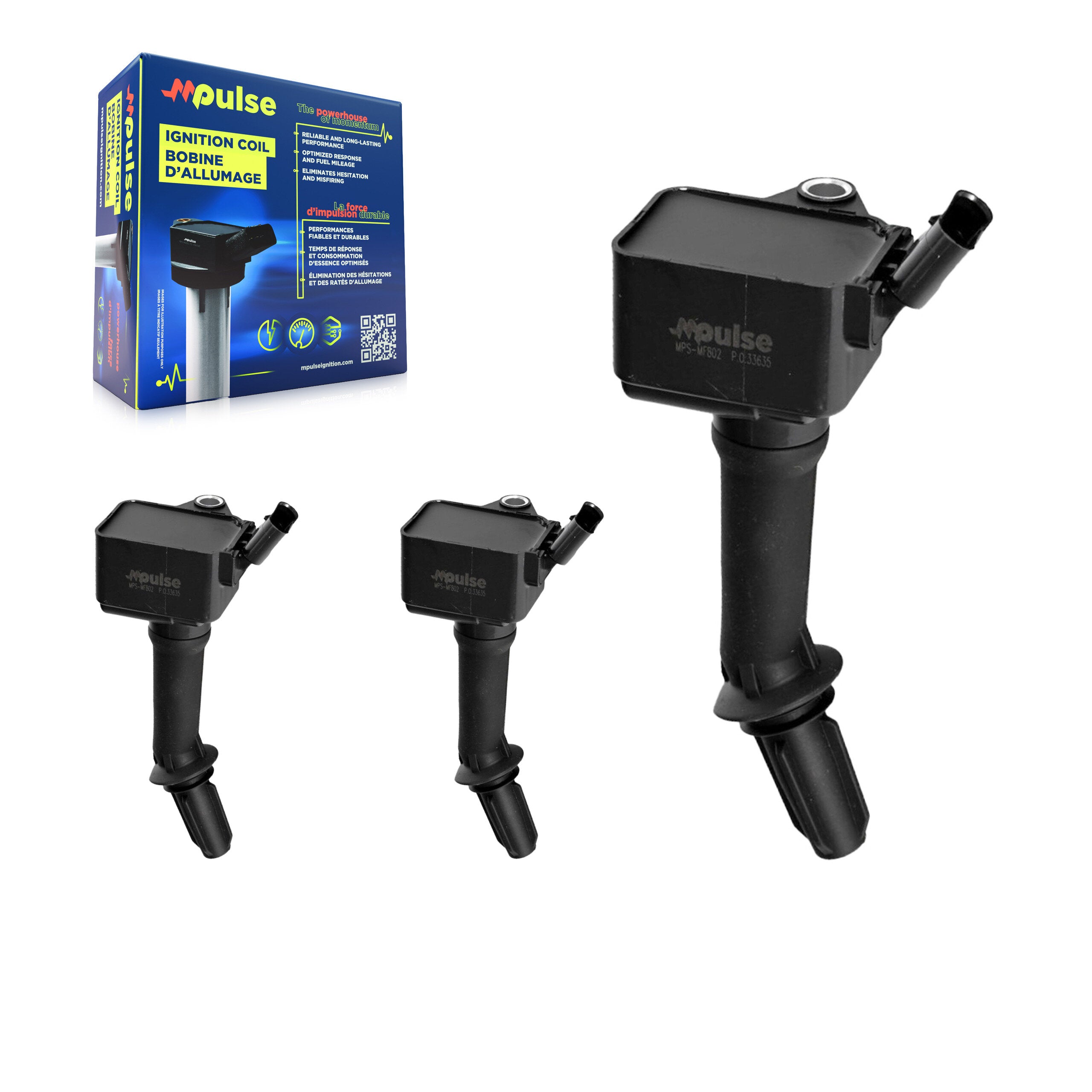 Mpulse KMP-100217 Ignition Coil for 2016-2024 Chevrolet Malibu, Buick Encore and More