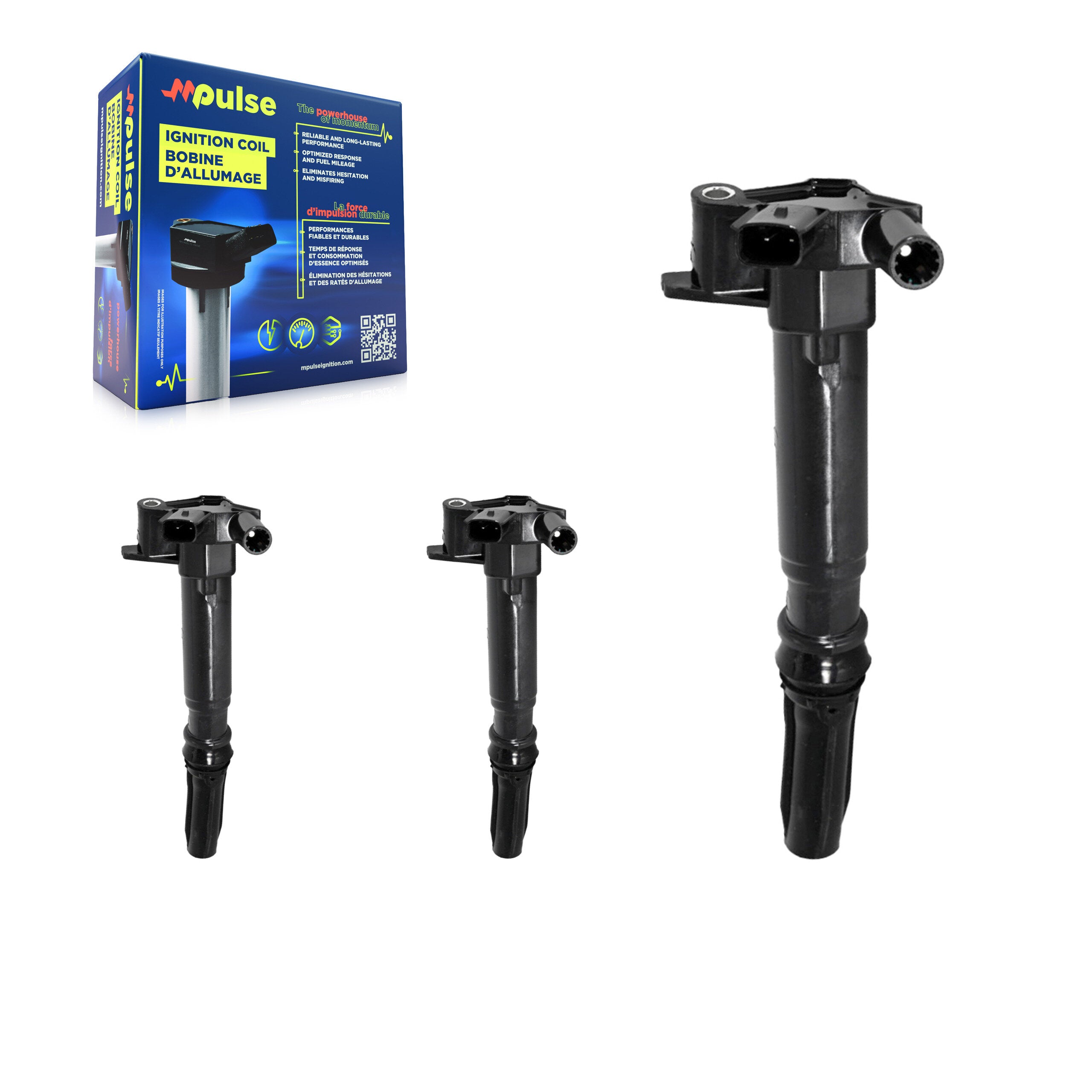 Mpulse KMP-100236 Ignition Coil for 2017 Ford E-450 Super Duty
