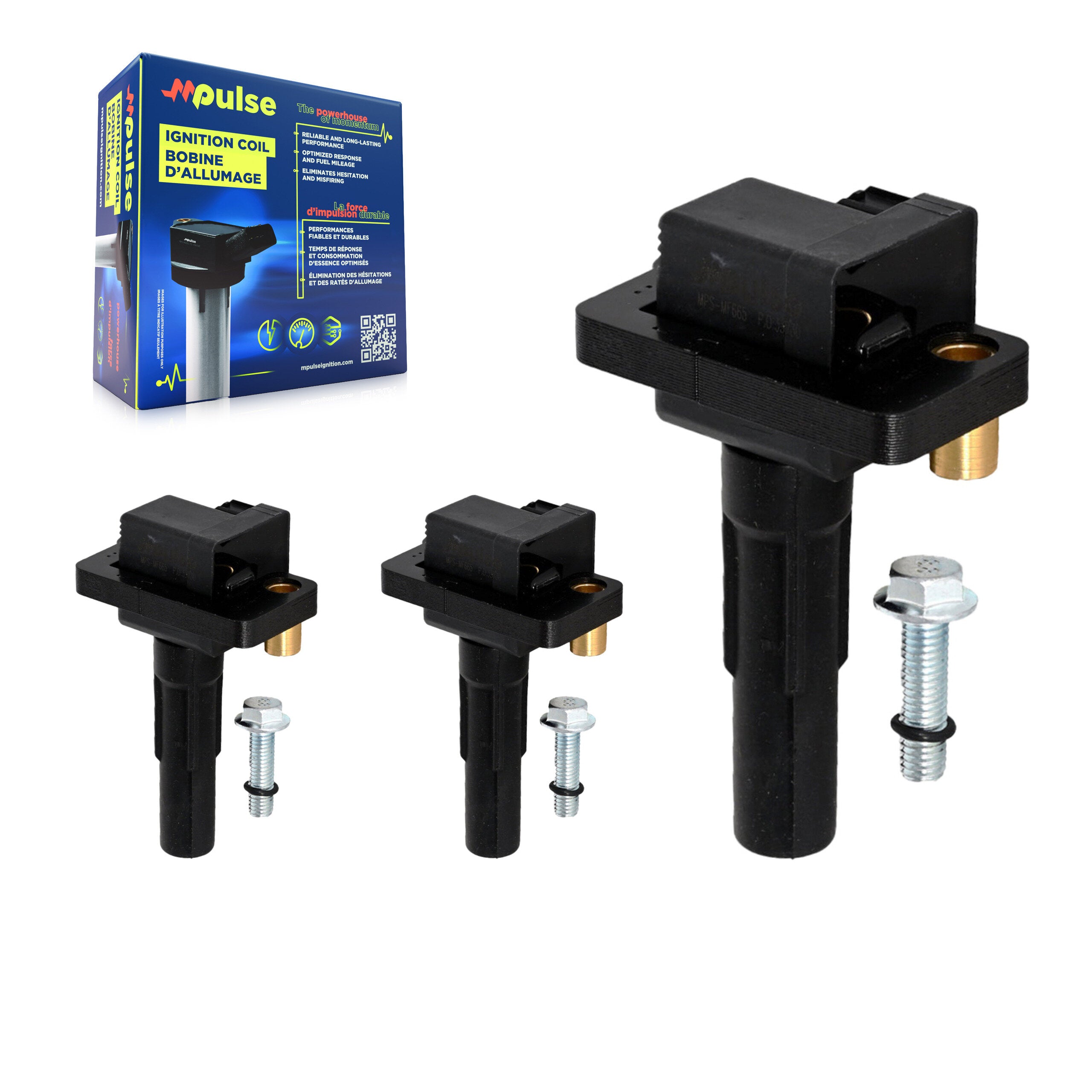 Mpulse KMP-100243 Ignition Coil for 2010-2021 Subaru WRX STI, Subaru WRX and More