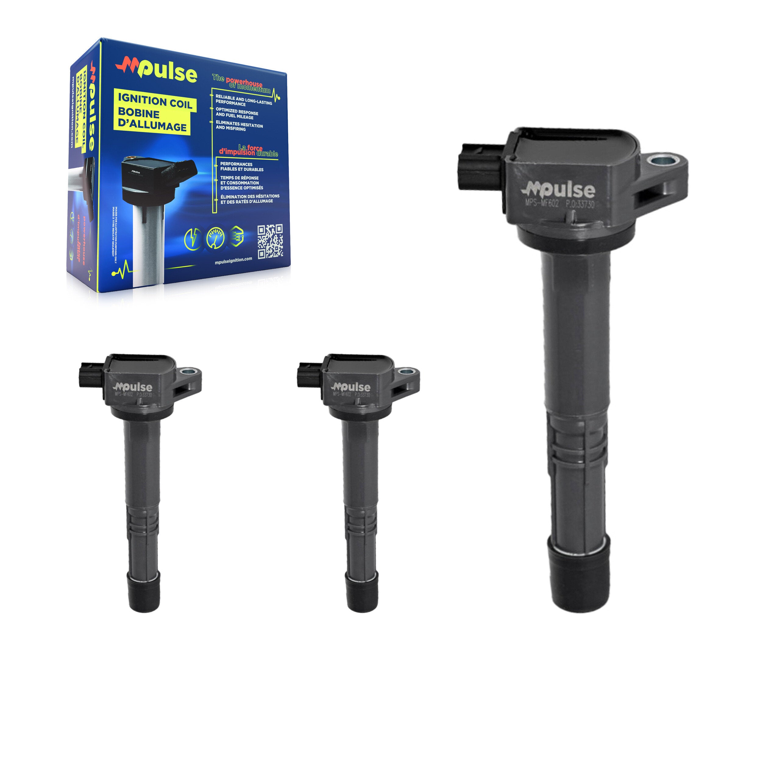 Mpulse KMP-100252 Ignition Coil for 2008-2015 Acura ILX, Honda Civic and More