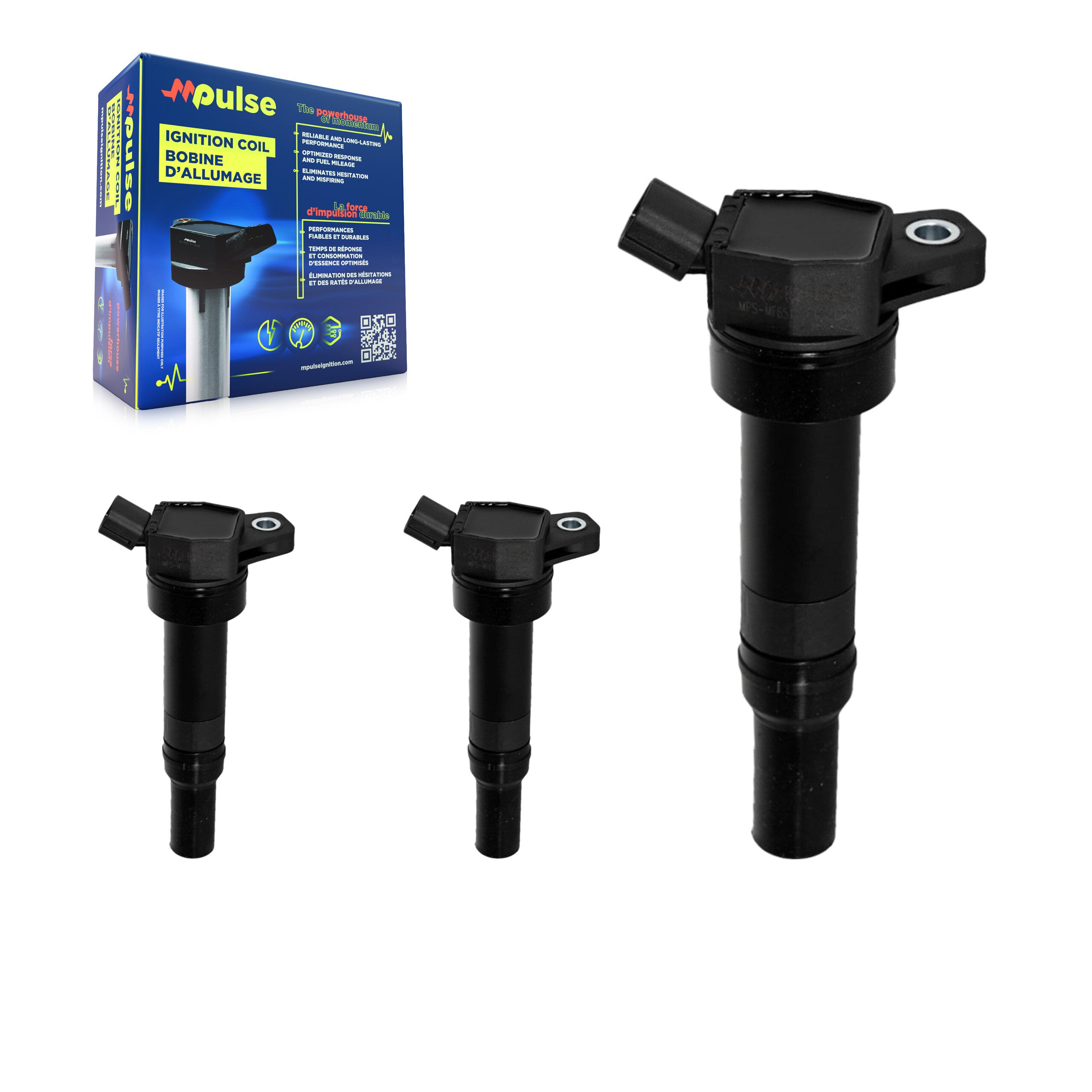 Mpulse KMP-100258 Ignition Coil for 2011-2020 Hyundai Elantra GT, Kia Forte and More