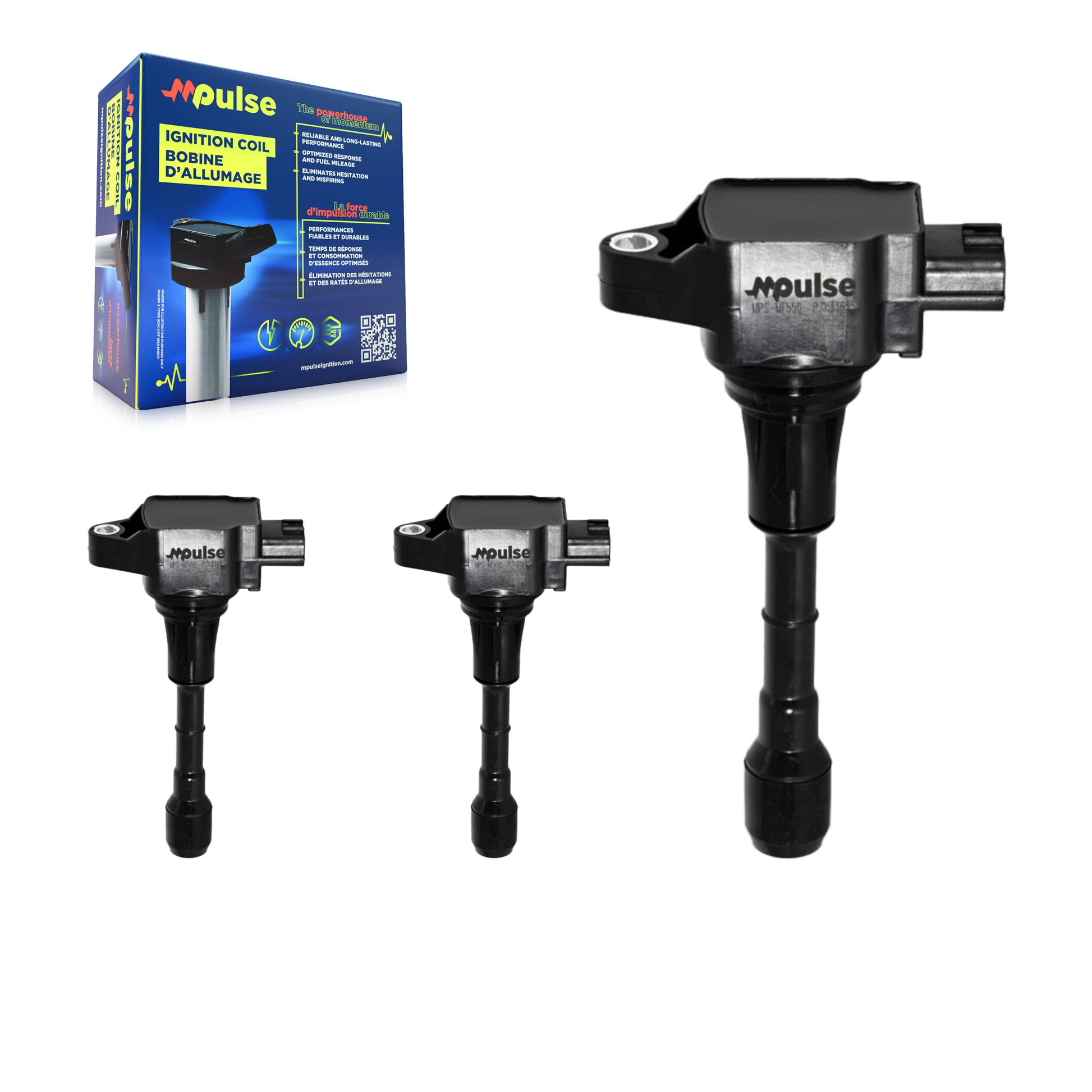 Mpulse KMP-100265 Ignition Coil for 2007-2024 INFINITI QX60, Nissan Pathfinder and More