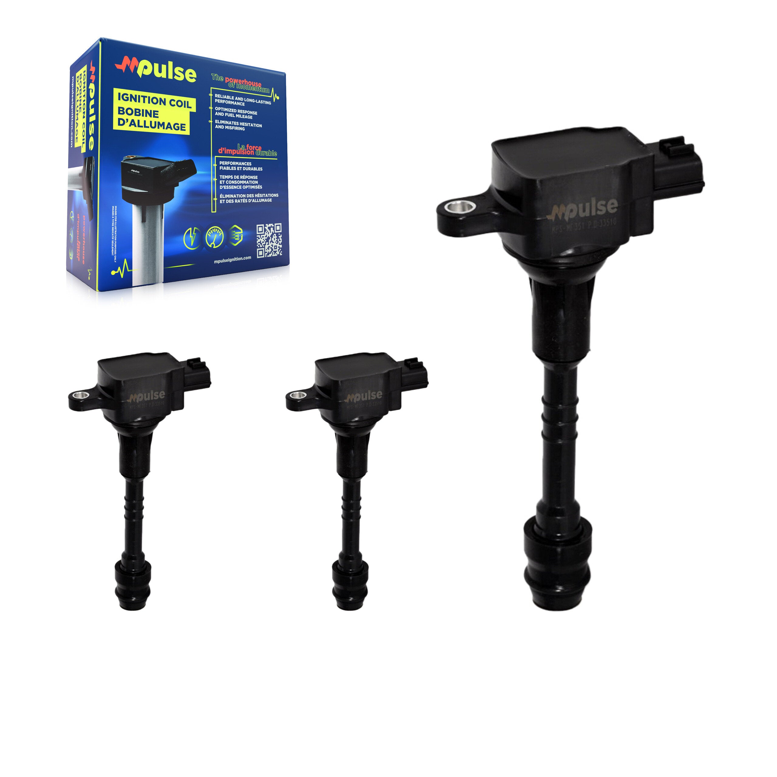 Mpulse KMP-100292 Ignition Coil for 2001-2006 Nissan Sentra, Nissan Almera