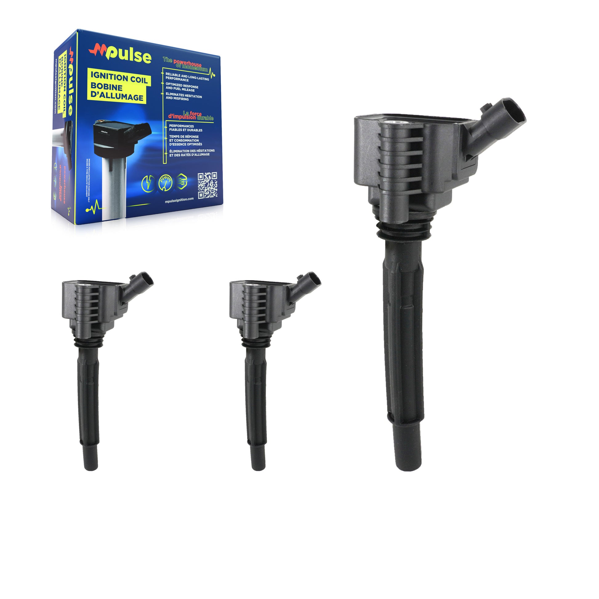 Mpulse KMP-100323 Ignition Coil for 2014-2020 Fiat 500, Fiat 500X and More