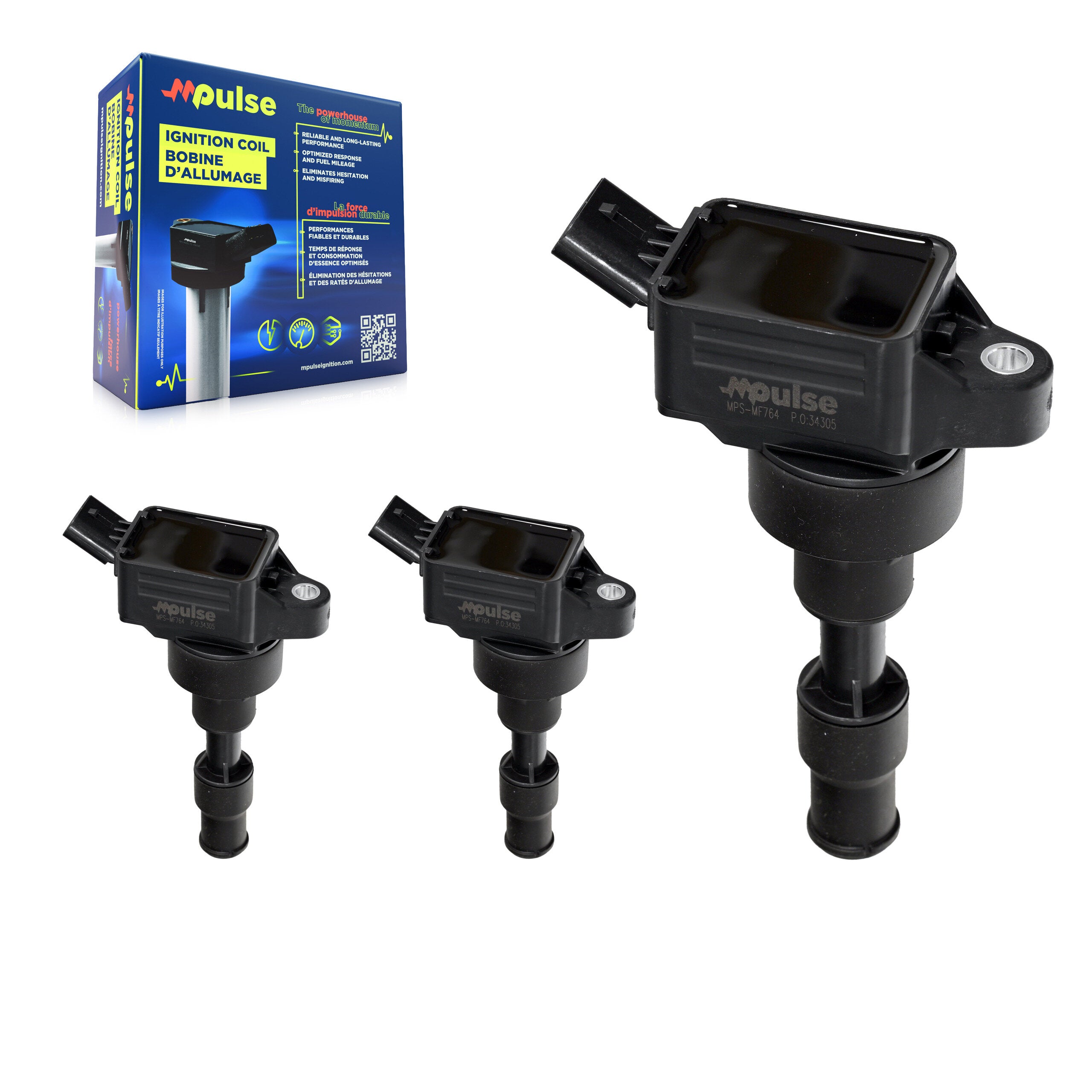 Mpulse KMP-100328 Ignition Coil for 2015-2024 Hyundai Elantra N, Hyundai Kona N and More