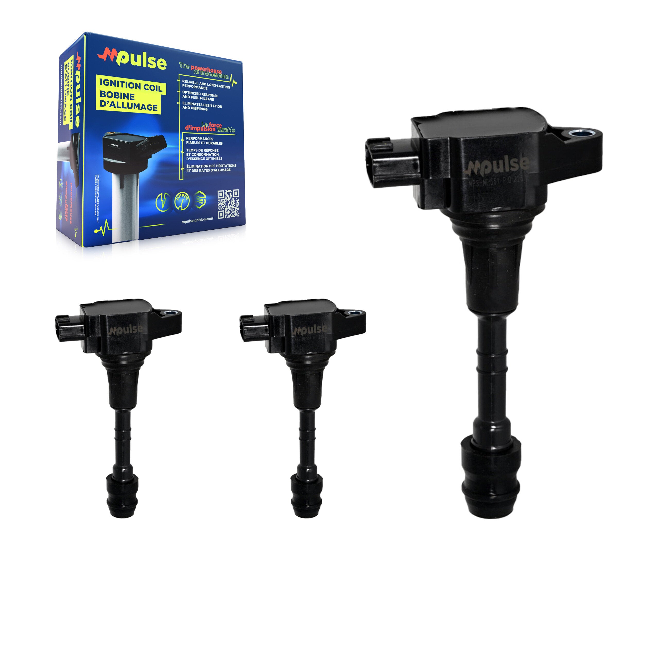 Mpulse KMP-100340 Ignition Coil for 2007-2015 Nissan NV2500, Nissan NV3500 and More