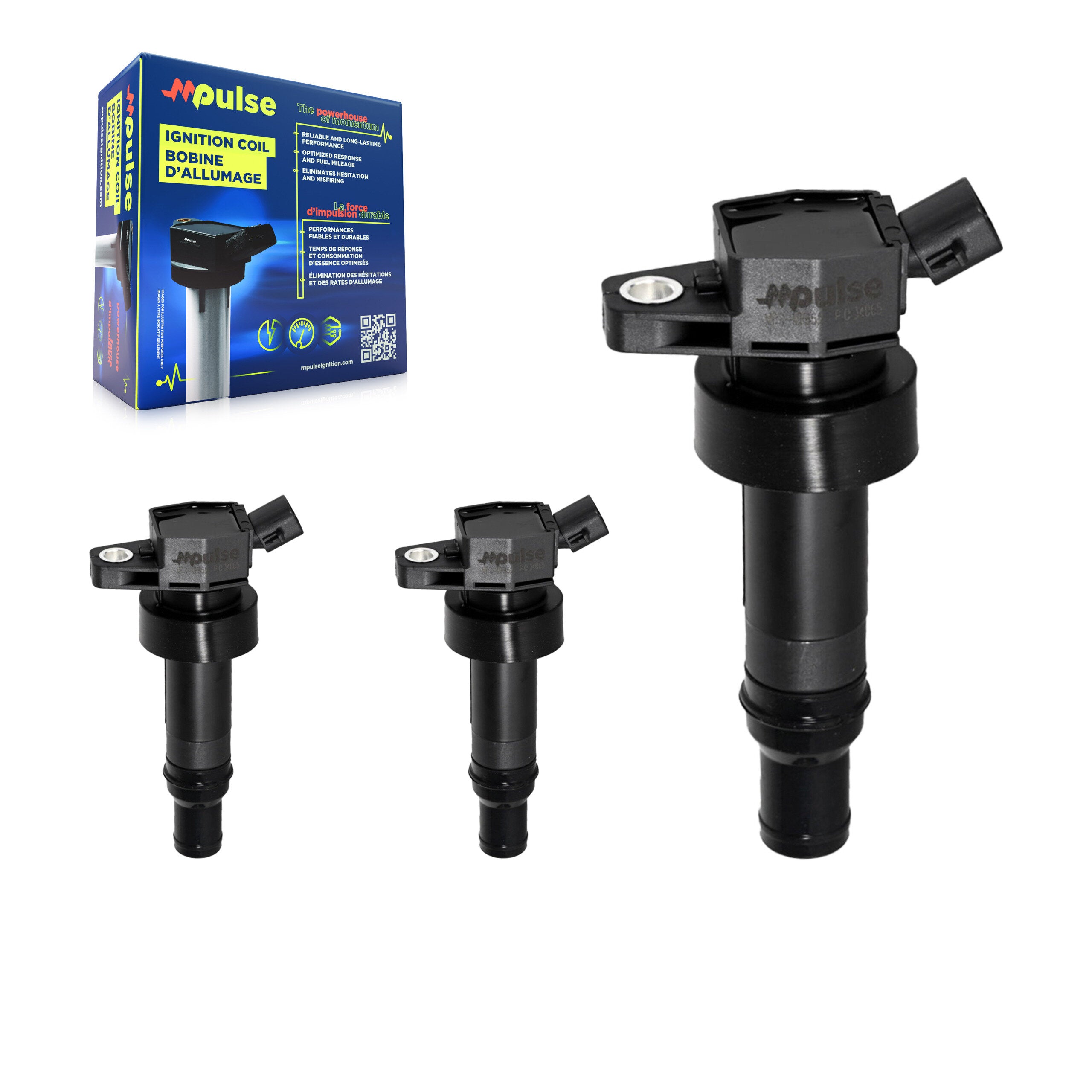 Mpulse KMP-100343 Ignition Coil for 2012-2021 Kia Soul, Hyundai Veloster and More