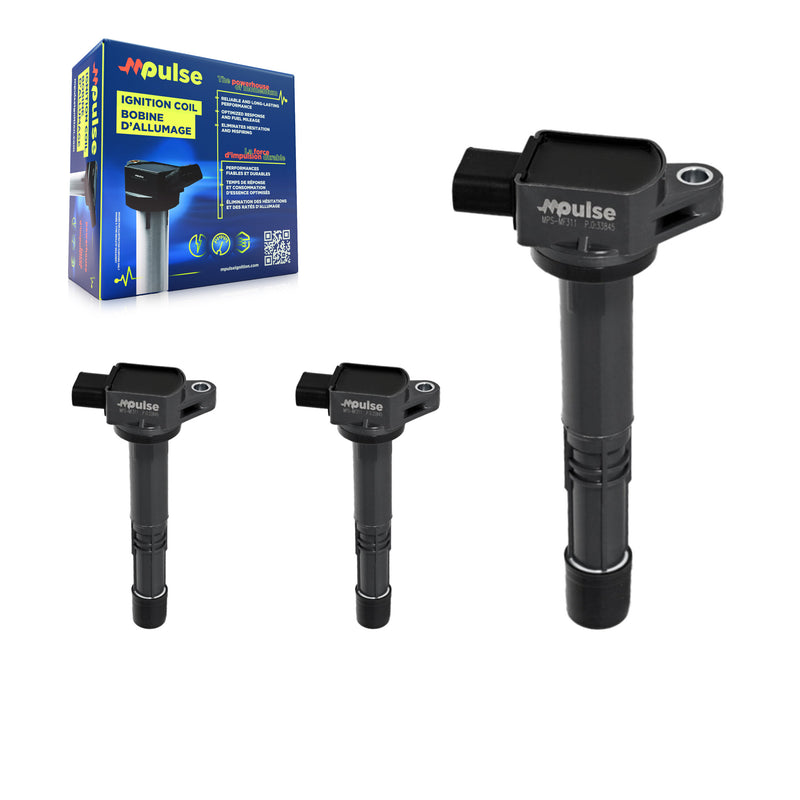 Mpulse KMP-100353 Ignition Coil for 2002-2011 Honda Civic, Acura CSX and More