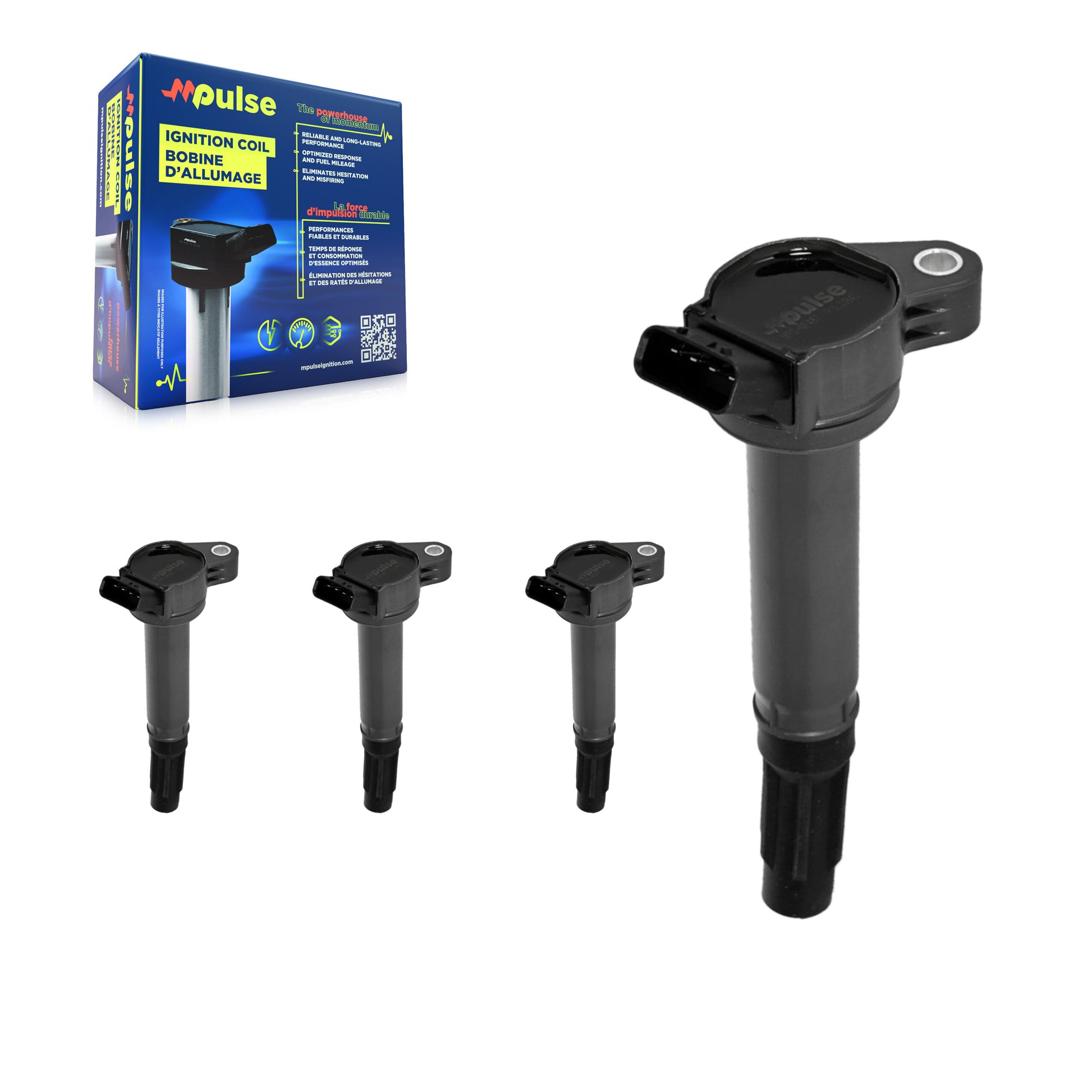 Mpulse KMP-100366 Ignition Coil for 2005-2024 Toyota 4Runner, Toyota Camry and More
