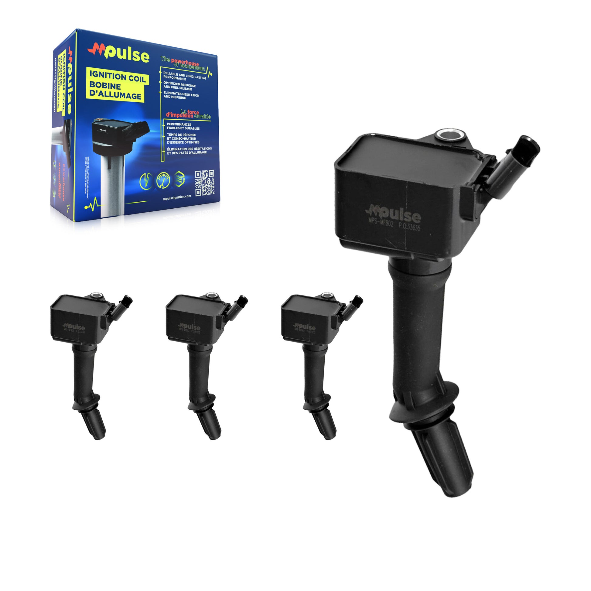 Mpulse KMP-100375 Ignition Coil for 2016-2024 Chevrolet Malibu, Buick Encore and More