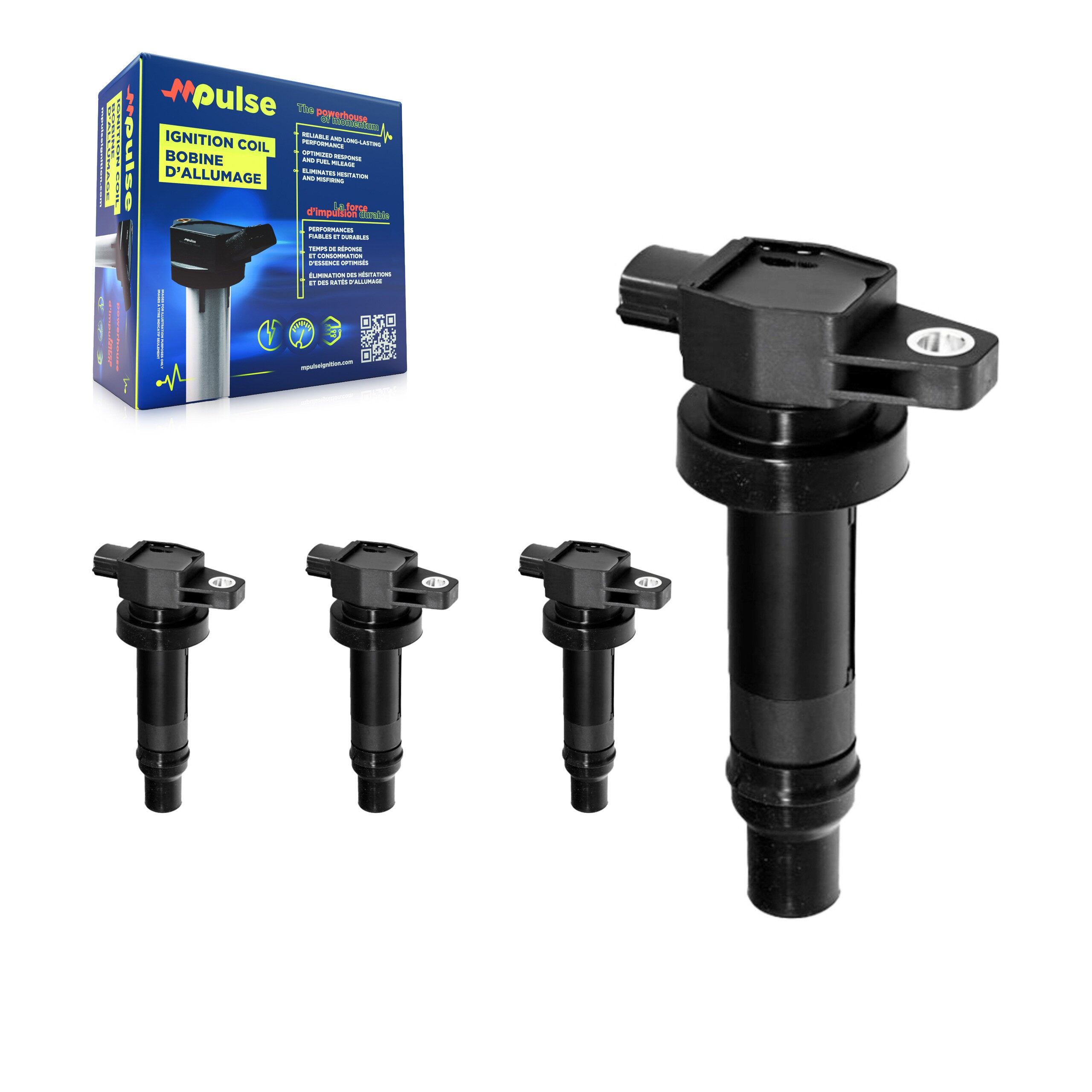 Mpulse KMP-100376 Ignition Coil for 2013-2015 Kia Forte Koup, Kia Forte5, Hyundai Veloster