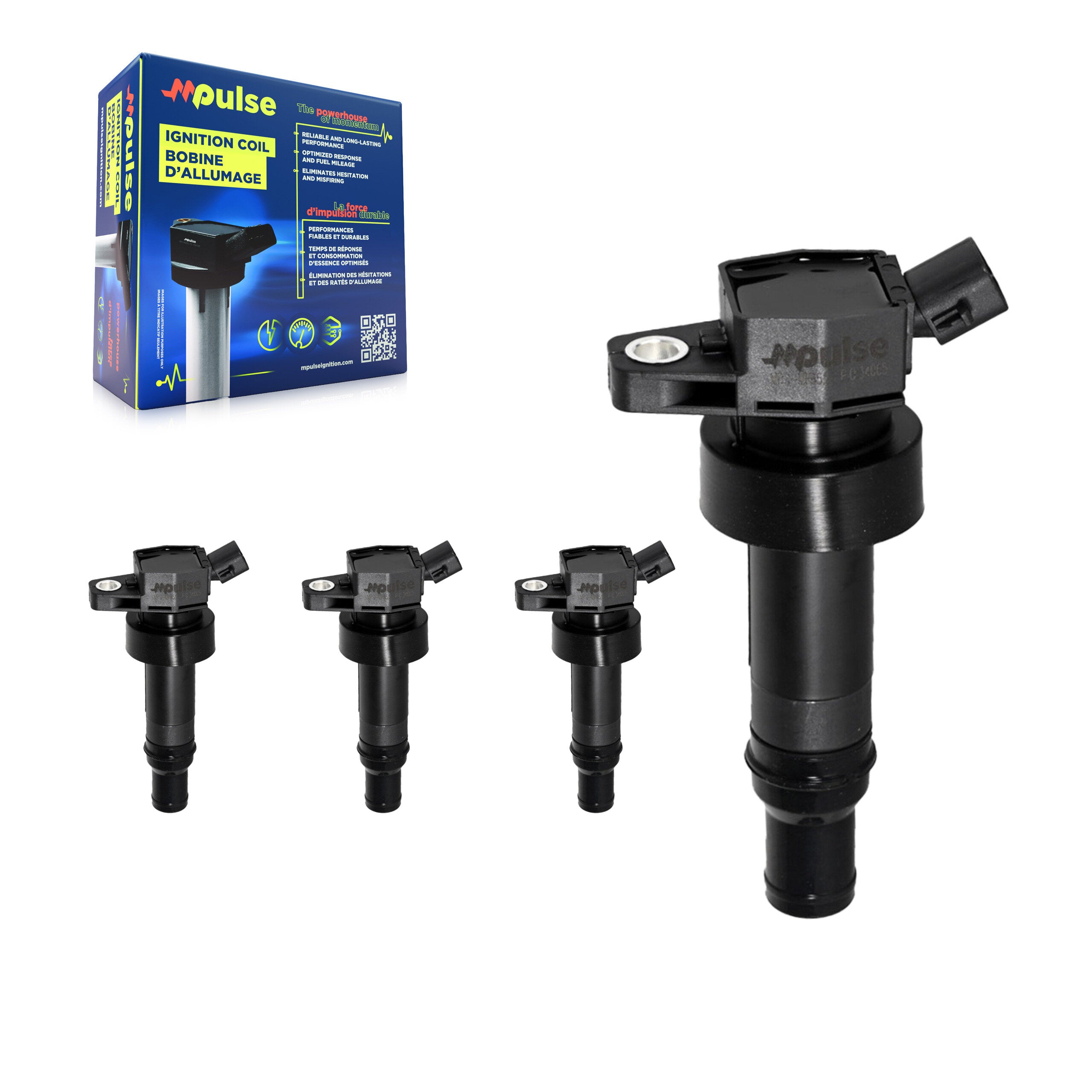 Mpulse KMP-100377 Ignition Coil for 2012-2021 Kia Soul, Hyundai Veloster and More