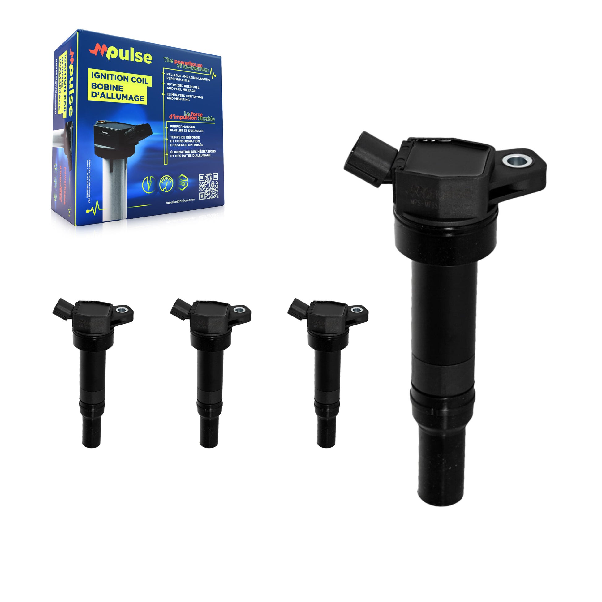 Mpulse KMP-100378 Ignition Coil for 2011-2020 Hyundai Elantra GT, Kia Forte and More