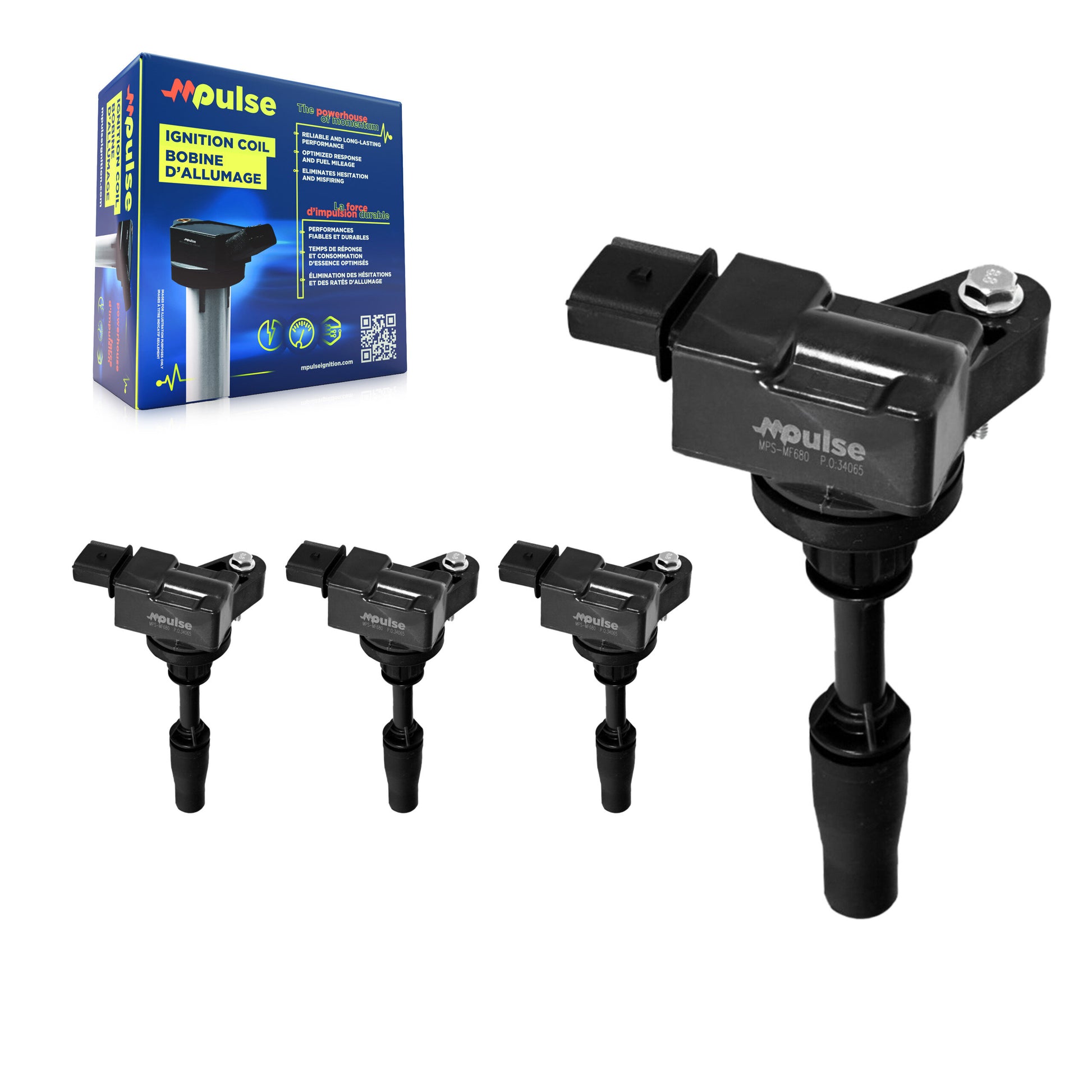 Mpulse KMP-100390 Ignition Coil for 2013-2023 GMC Acadia, Chevrolet Blazer and More