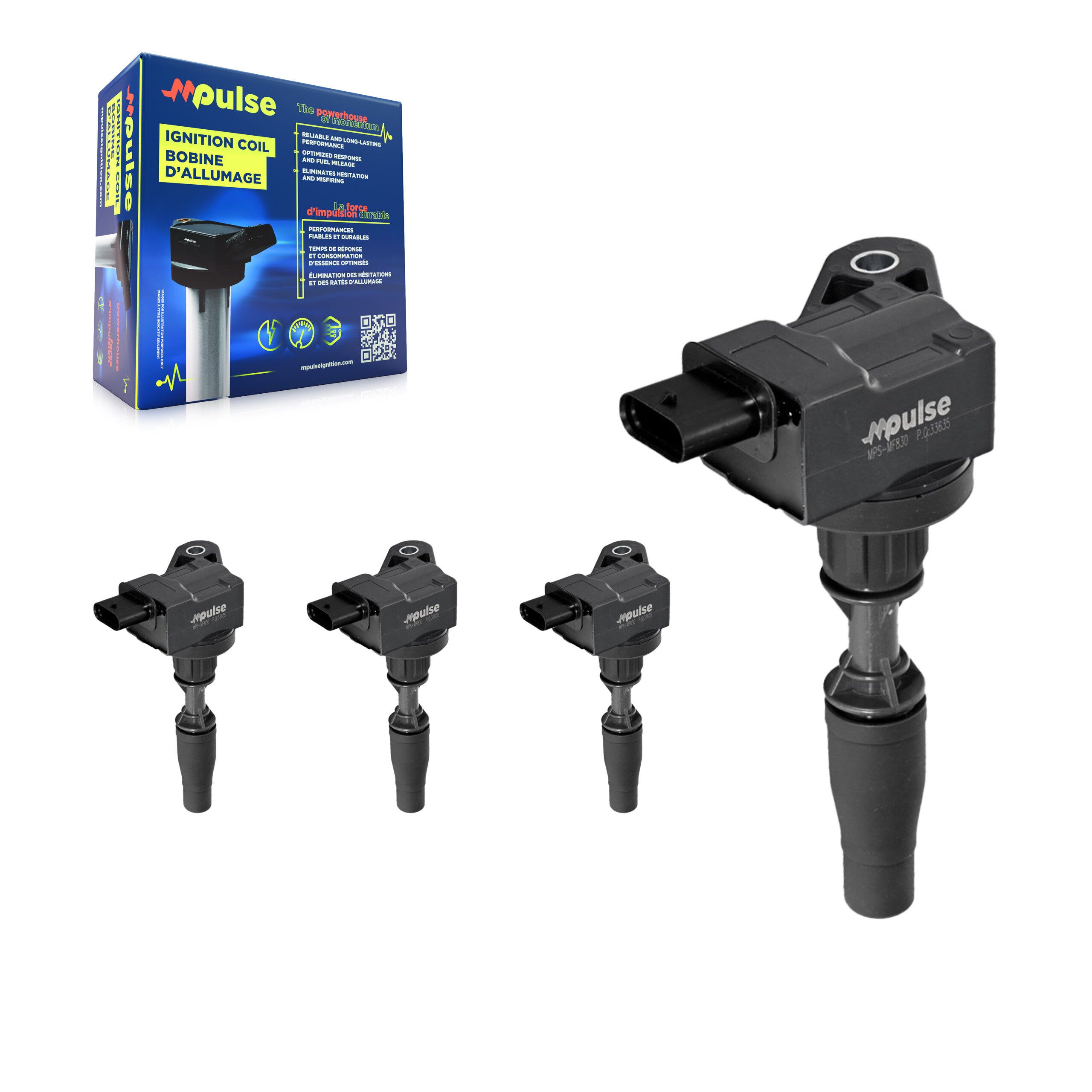 Mpulse KMP-100394 Ignition Coil for 2016-2021 Cadillac CT5, Cadillac CT6 and More
