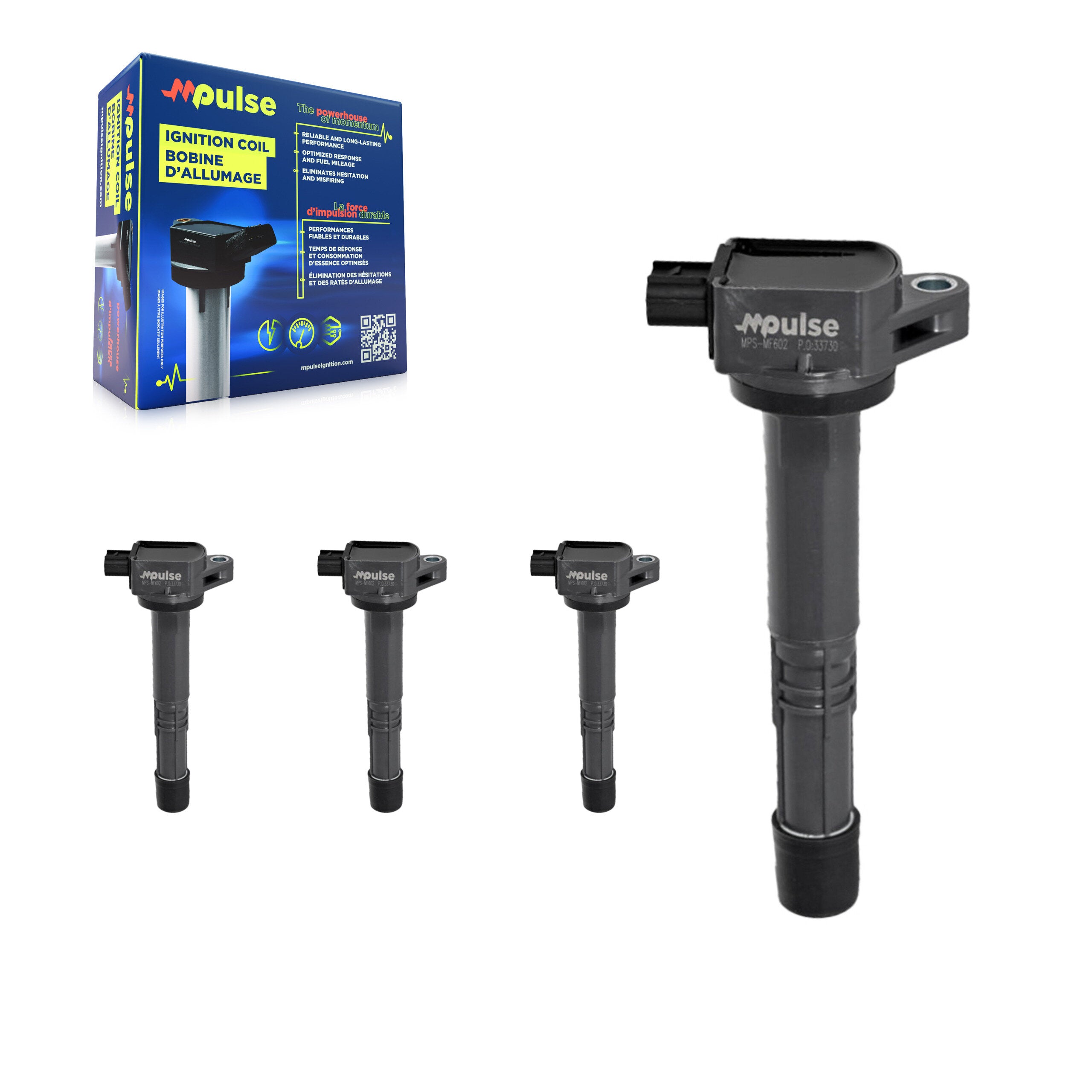 Mpulse KMP-100398 Ignition Coil for 2008-2015 Acura ILX, Honda Civic and More