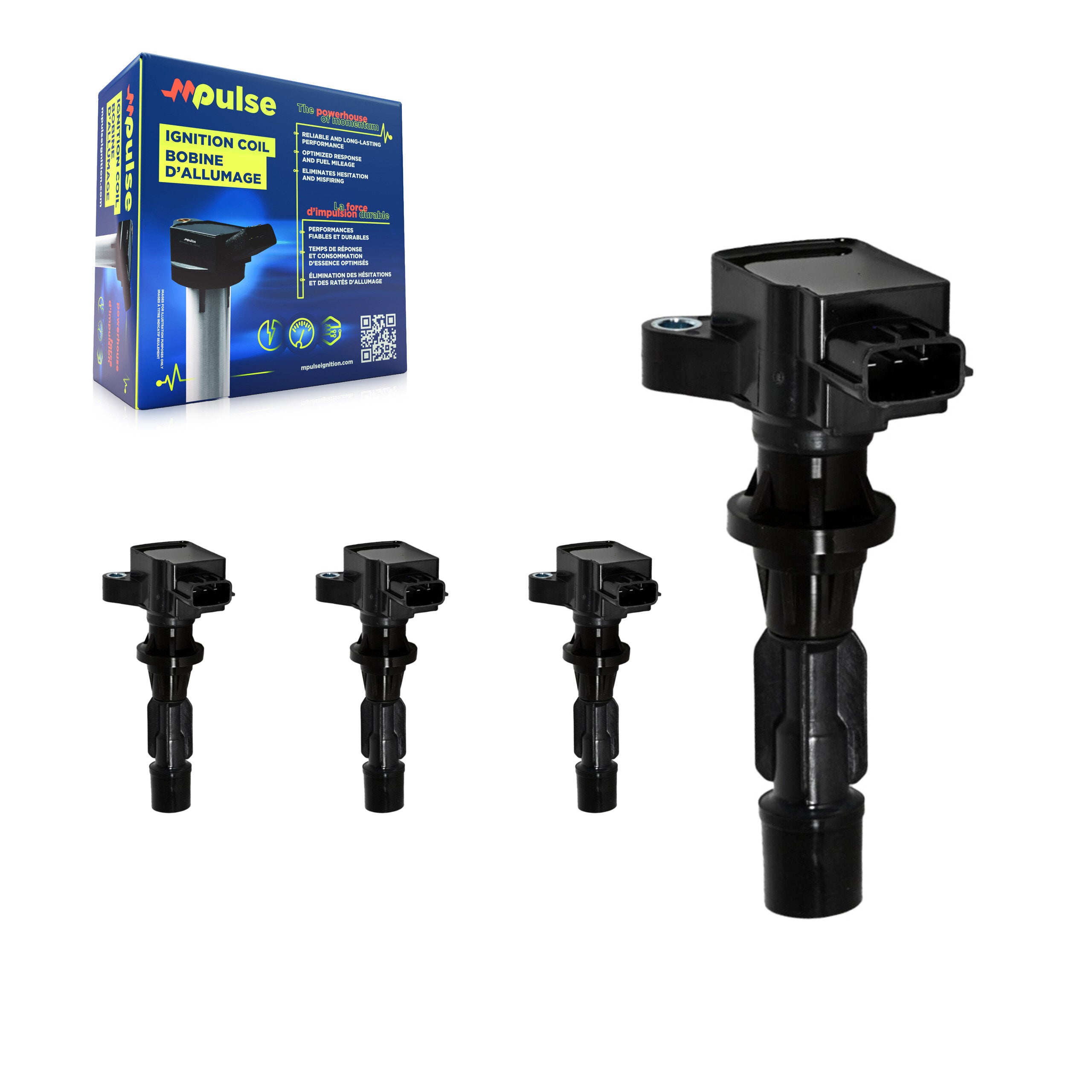 Mpulse KMP-100401 Ignition Coil for 2006-2015 Mazda MX-5, Mazda 3 and More