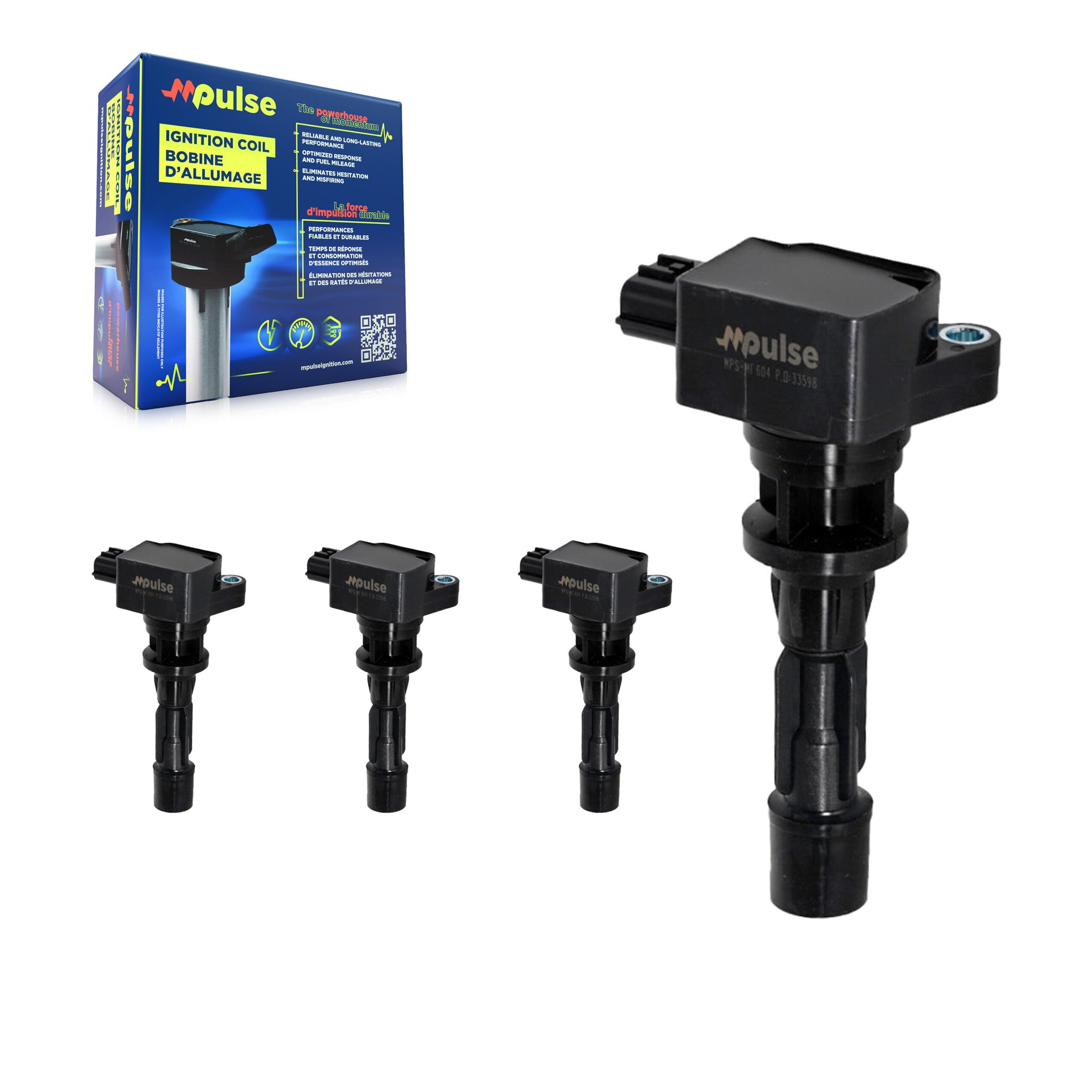 Mpulse KMP-100402 Ignition Coil for 2008-2015 Mazda 5, Mazda 3