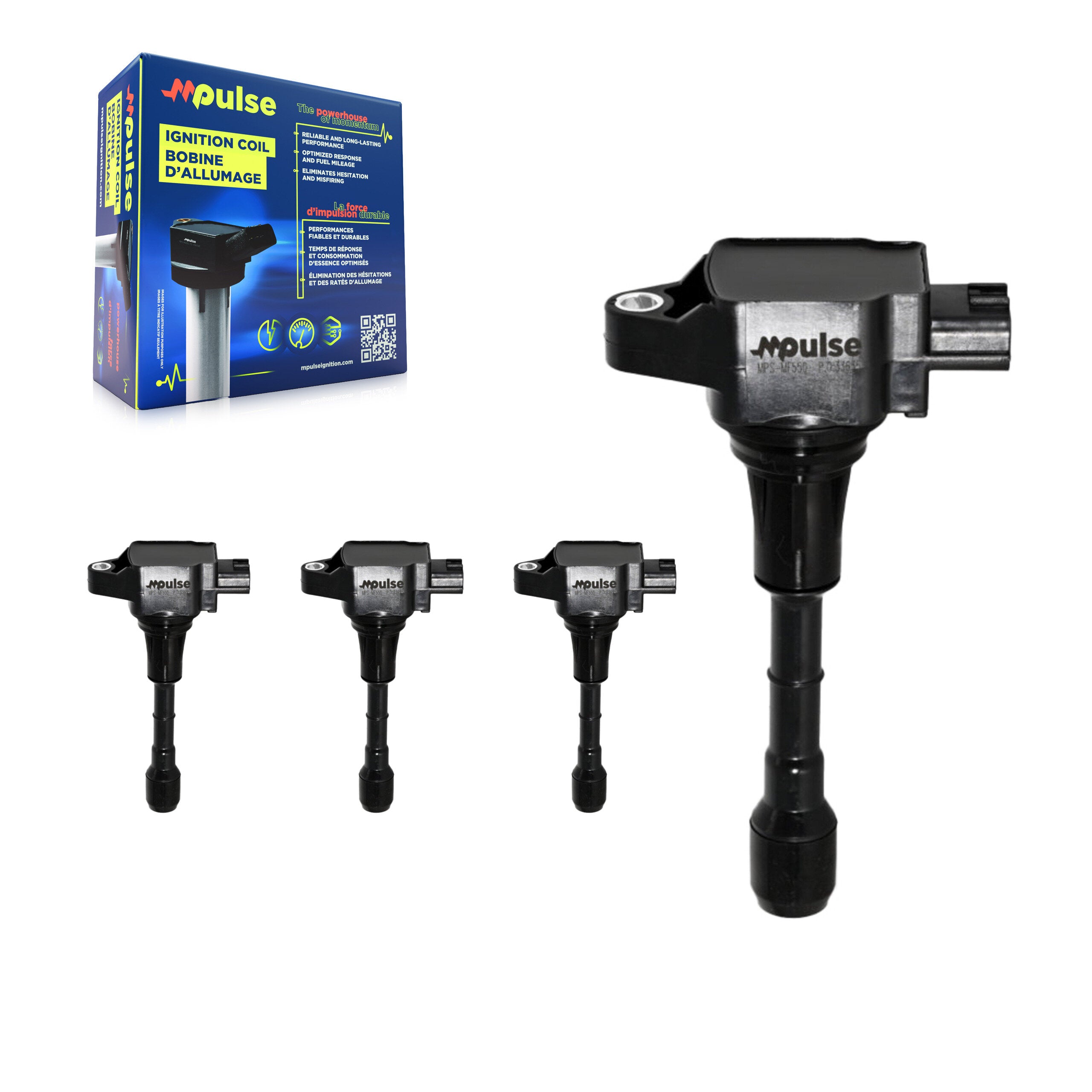Mpulse KMP-100406 Ignition Coil for 2007-2024 INFINITI QX60, Nissan Pathfinder and More