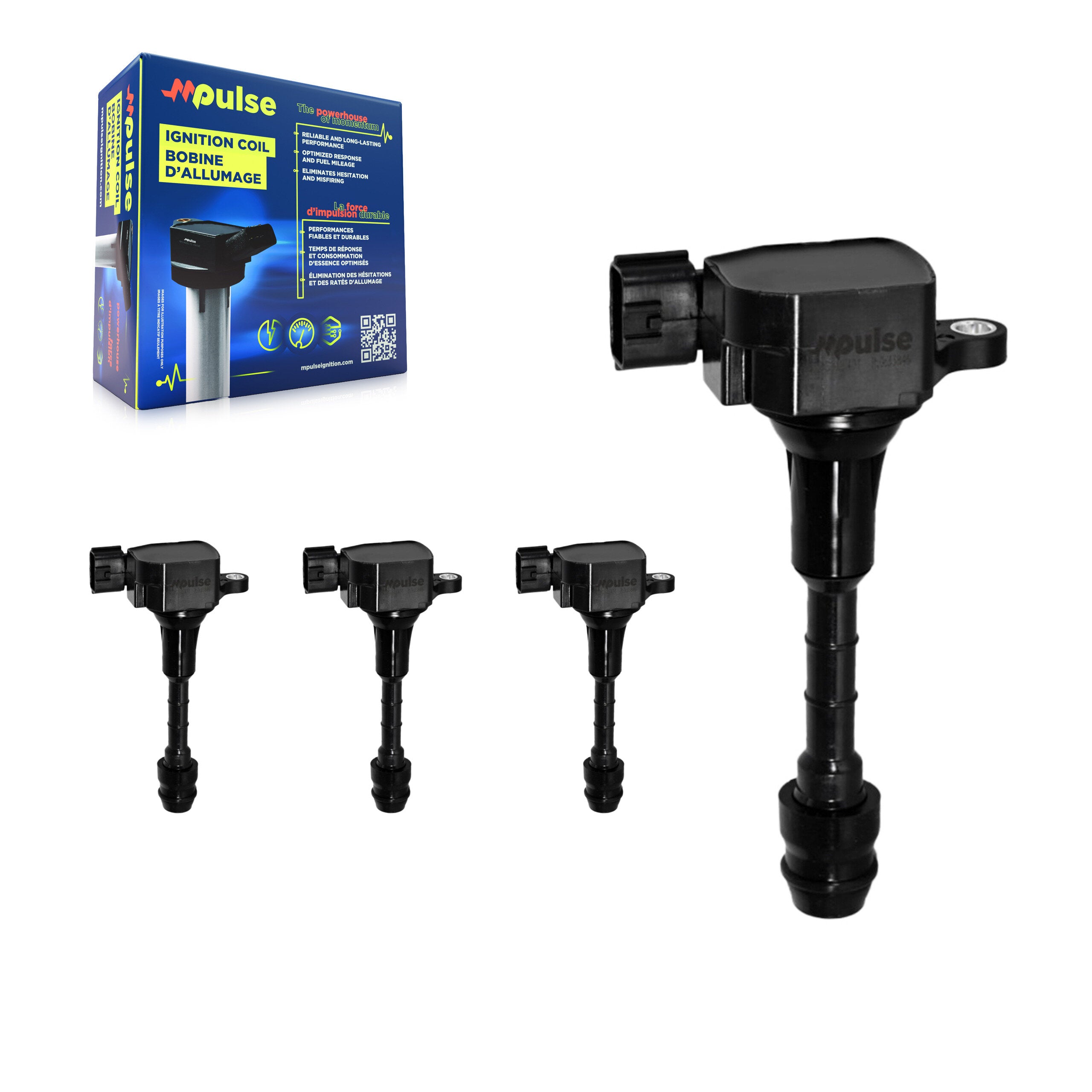 Mpulse KMP-100409 Ignition Coil for 2003-2008 INFINITI G35, INFINITI M35 and More
