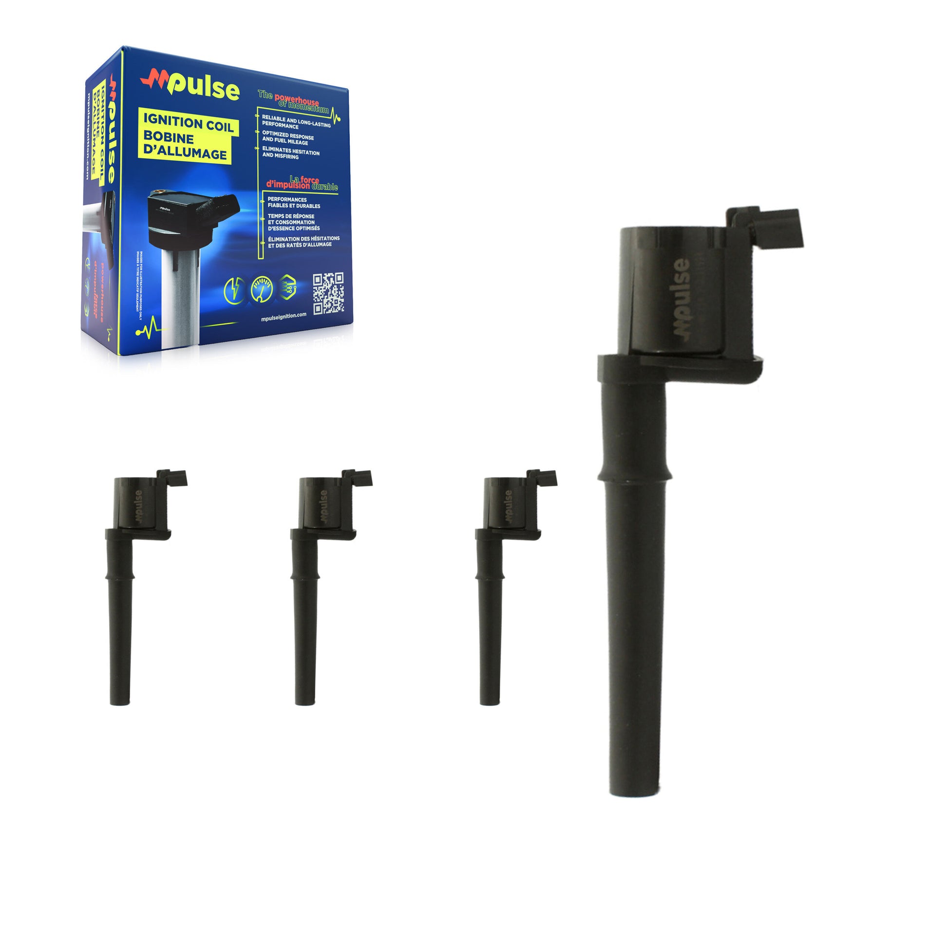 Mpulse KMP-100422 Ignition Coil for 1997-2014 Ford Mustang, Ford GT and More