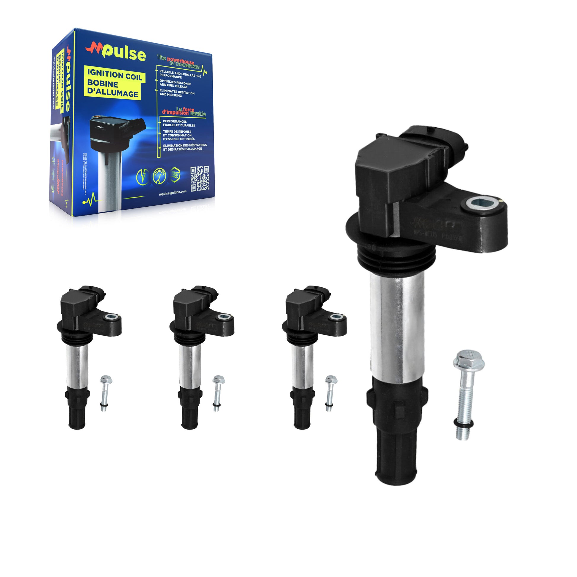 Mpulse KMP-100429 Ignition Coil for 2004-2009 Buick Enclave, Cadillac CTS and More