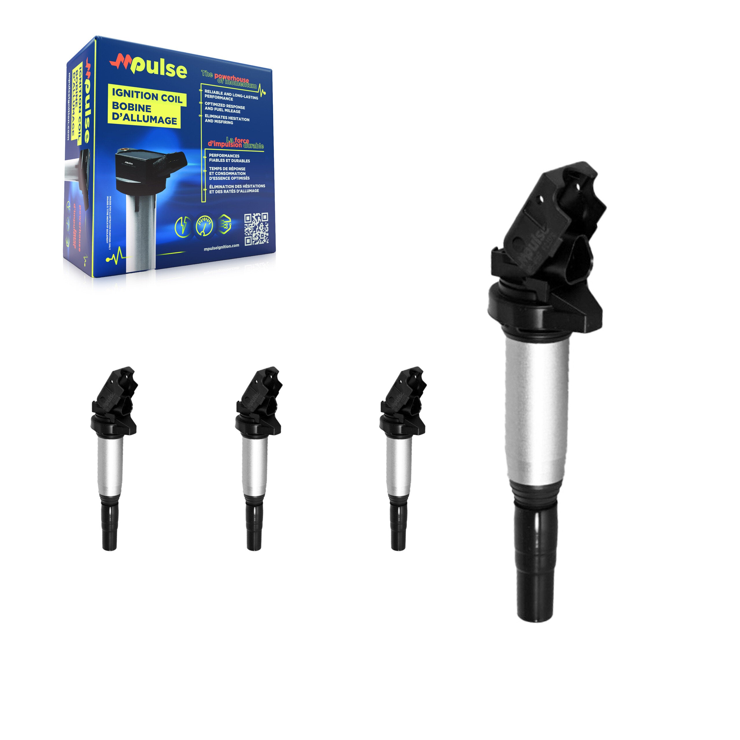 Mpulse KMP-100437 Ignition Coil for 2001-2022 BMW M760Li xDrive, BMW X2 and More