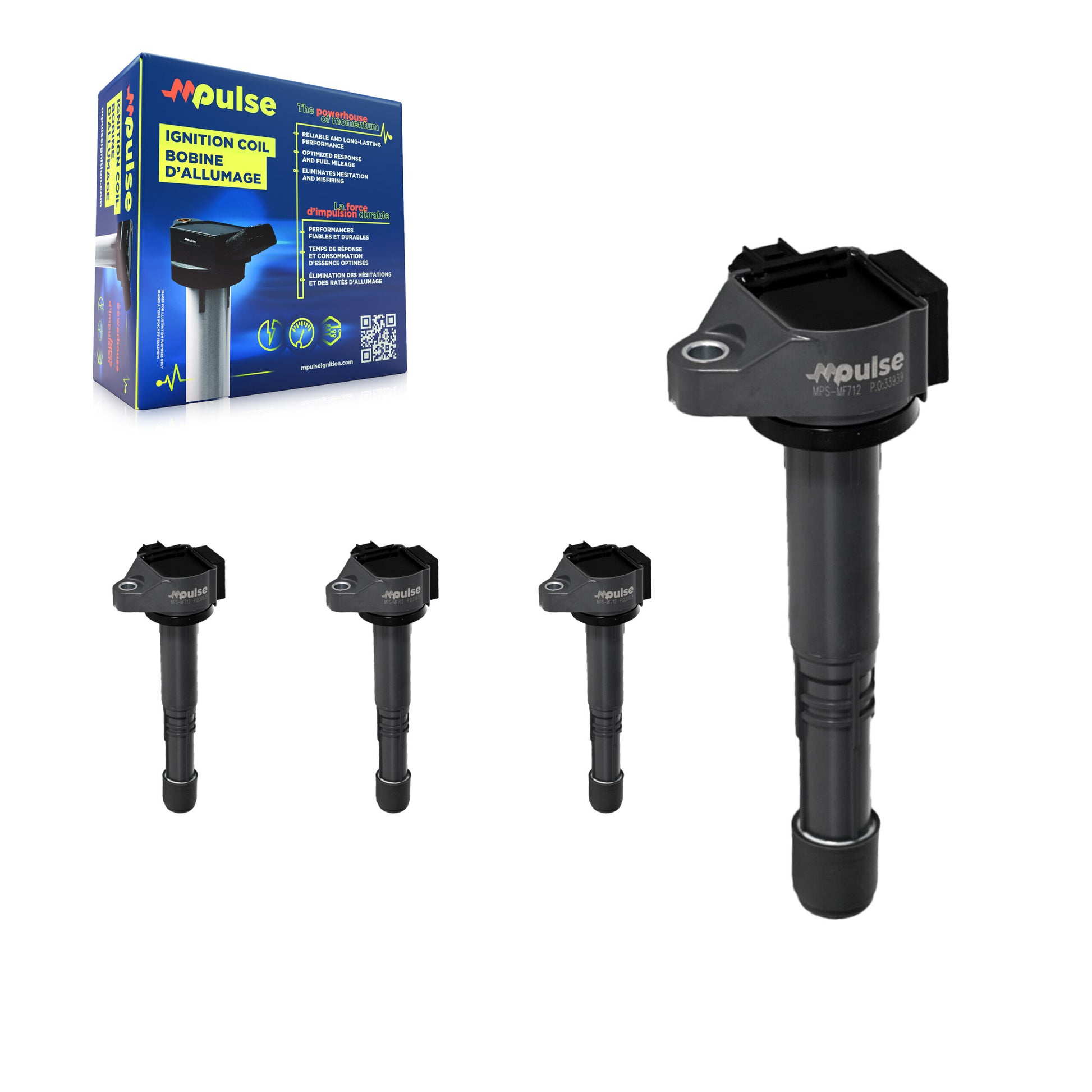Mpulse KMP-100447 Ignition Coil for 2013-2022 Acura ILX, Acura TLX and More