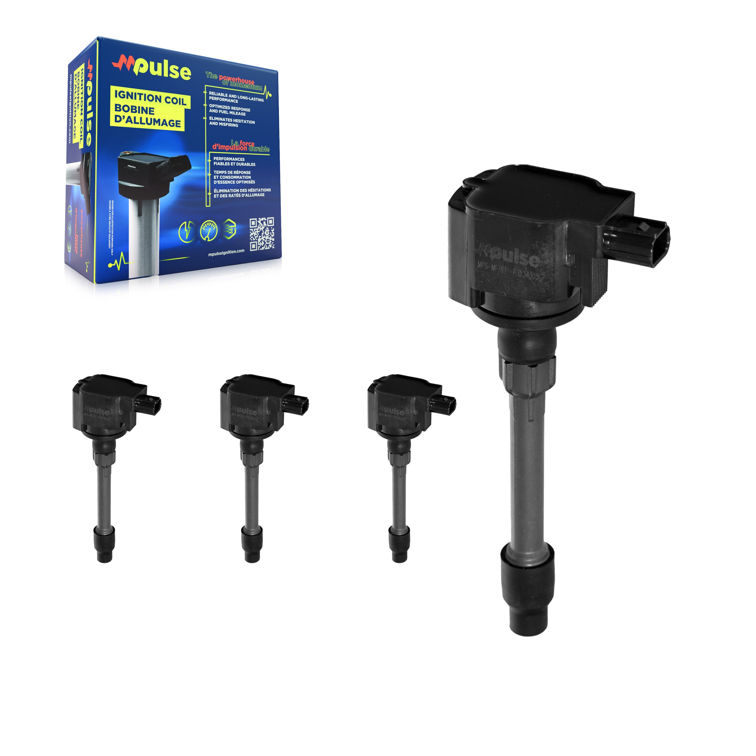 Mpulse KMP-100448 Ignition Coil for 2016-2025 Acura TLX, Honda CR-V and More