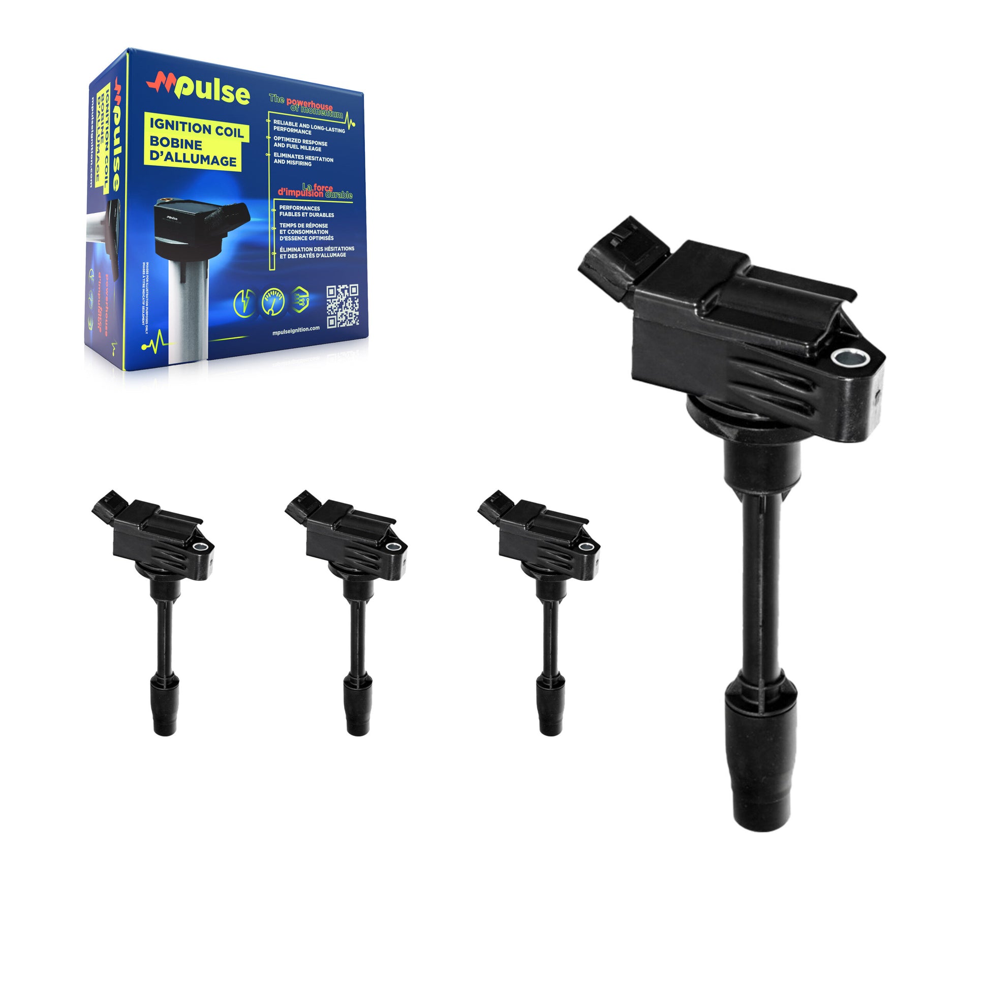Mpulse KMP-100452 Ignition Coil for 2012-2021 Toyota Prius AWD-e, Toyota Prius Prime and More