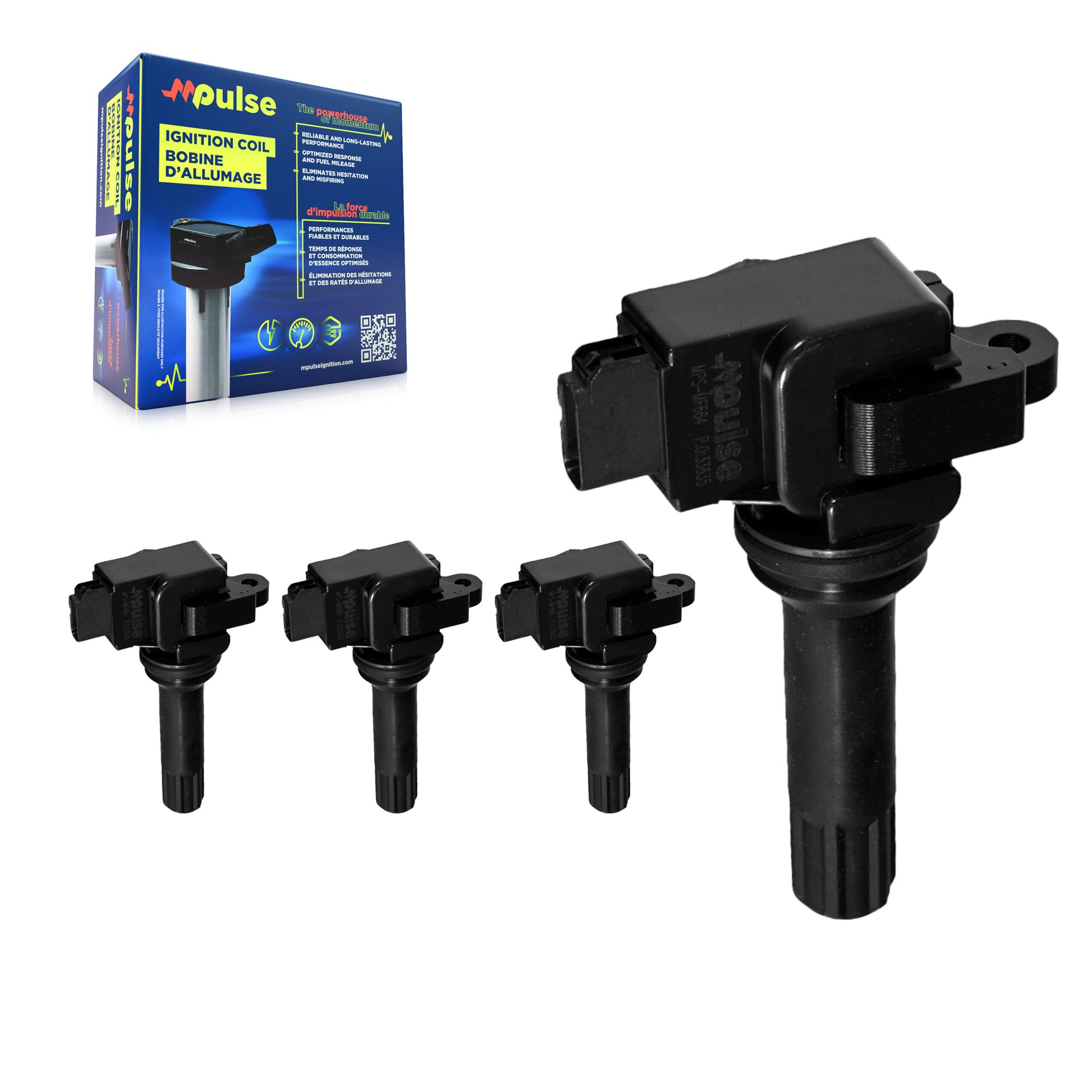 Mpulse KMP-100458 Ignition Coil for 2011-2012 Subaru Impreza, Subaru Forester