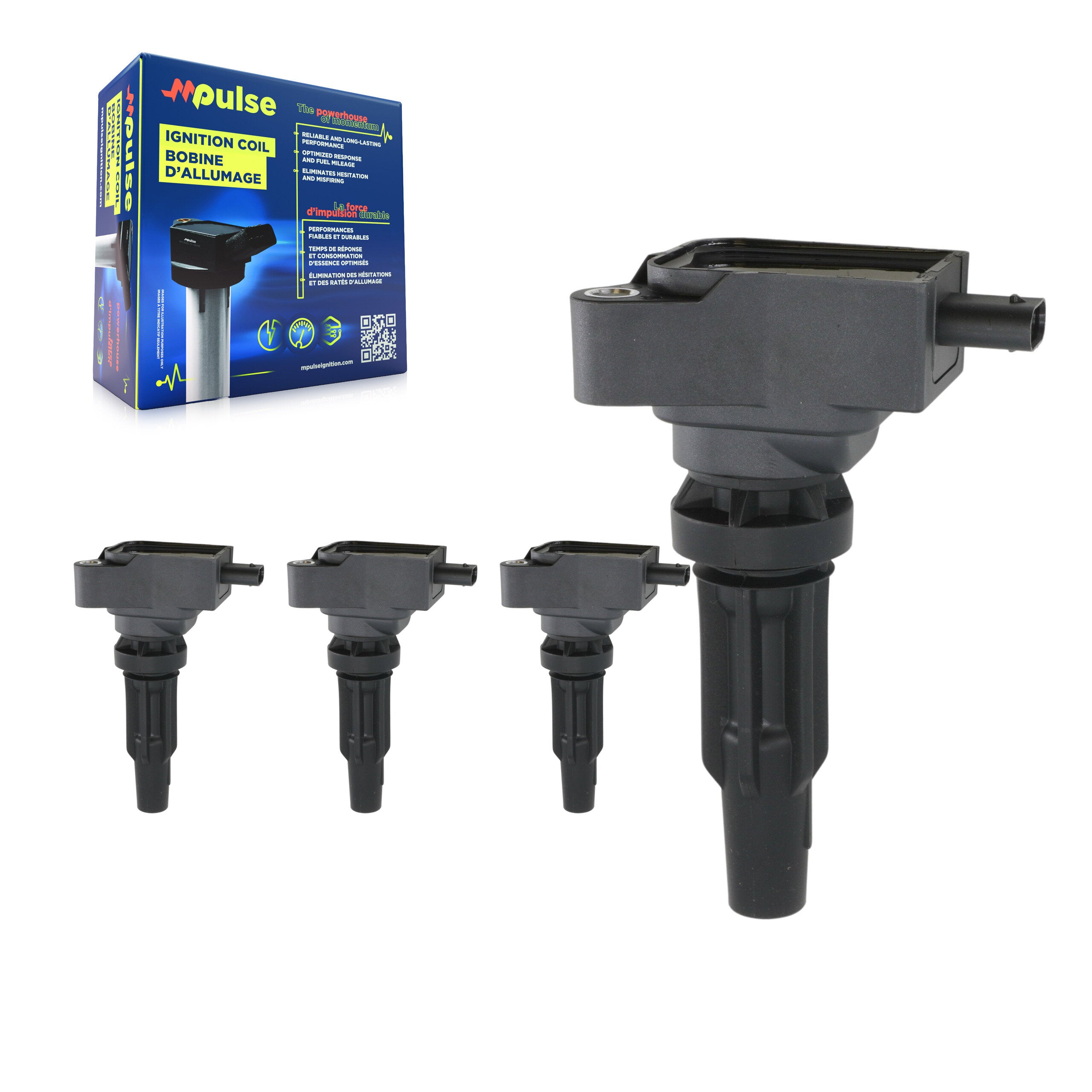 Mpulse KMP-100461 Ignition Coil for 2019-2022 Ford Bronco, Ford Bronco Sport and More