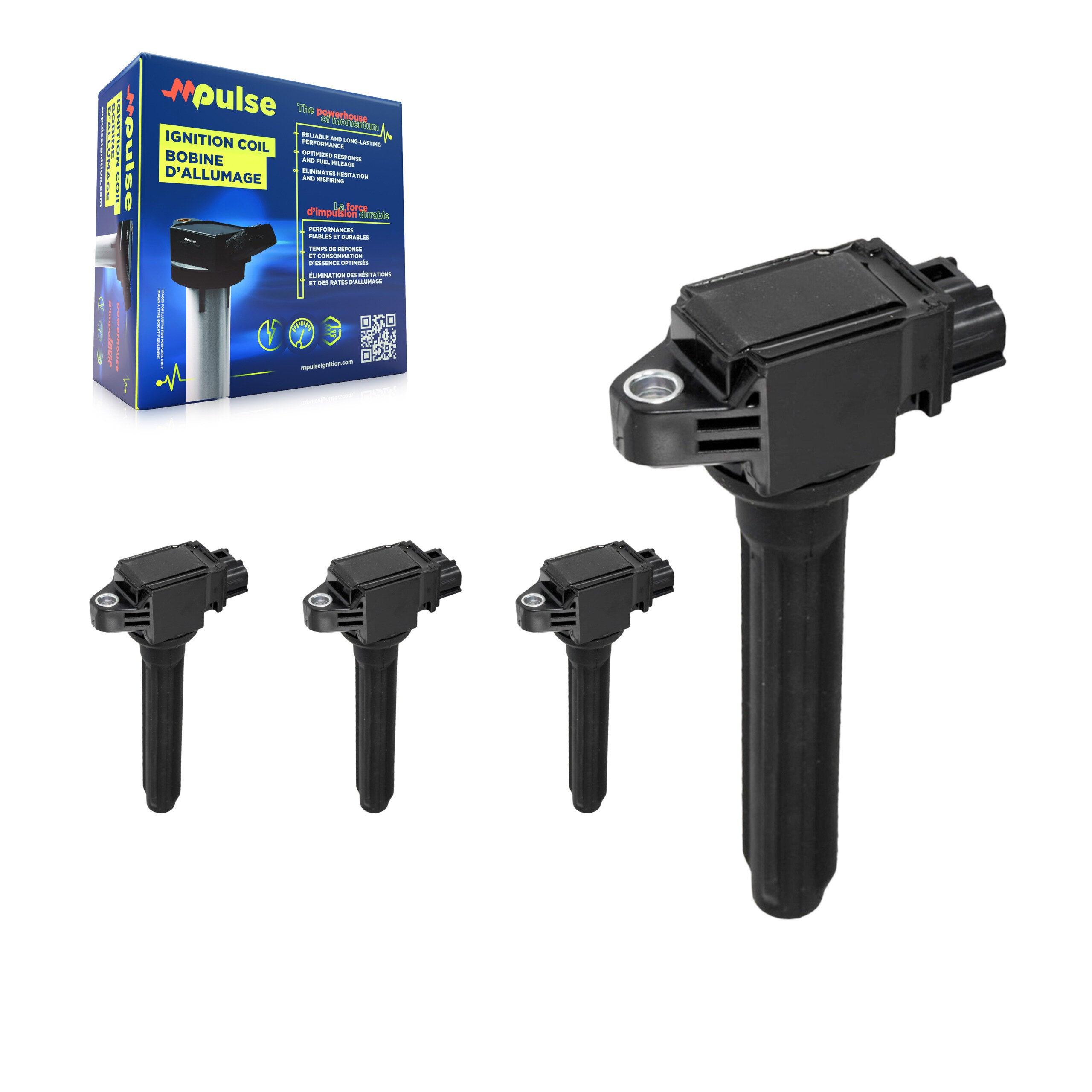 Mpulse KMP-100466 Ignition Coil for 2014-2022 Mitsubishi Outlander PHEV, Mitsubishi Outlander Sport and More
