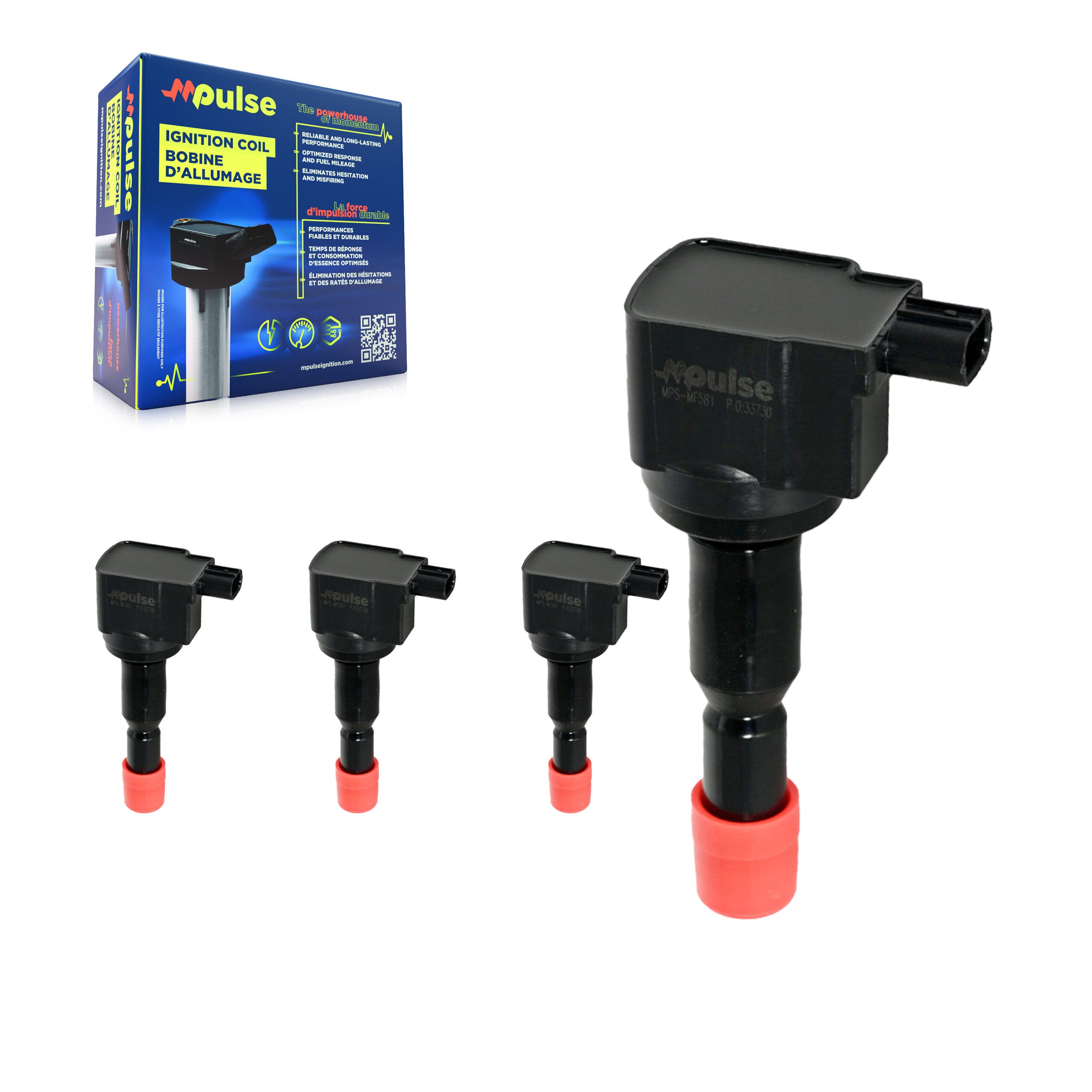 Mpulse KMP-100476 Ignition Coil for 2006-2008 Honda Fit