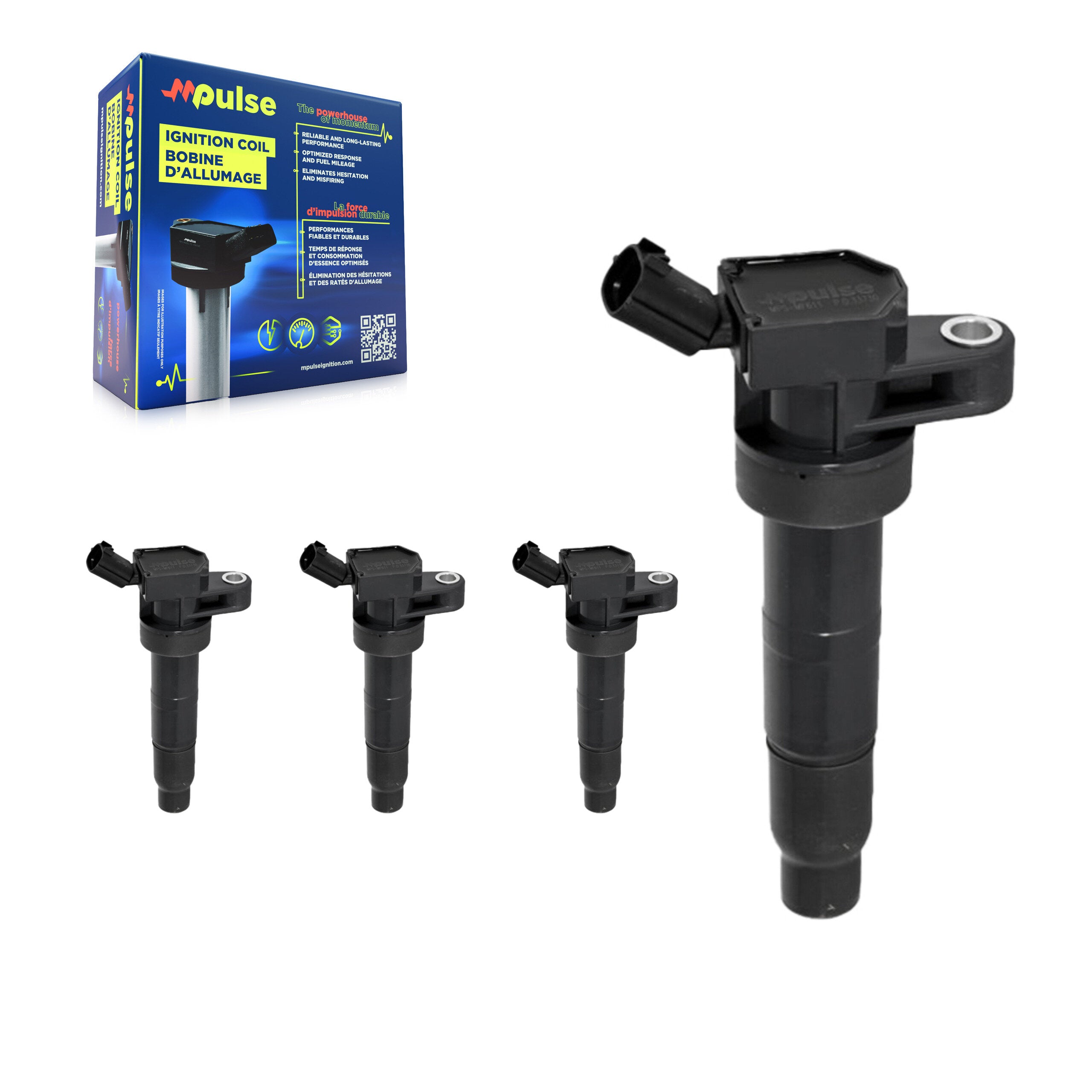 Mpulse KMP-100479 Ignition Coil for 2008-2017 Kia K900, Hyundai Tucson and More