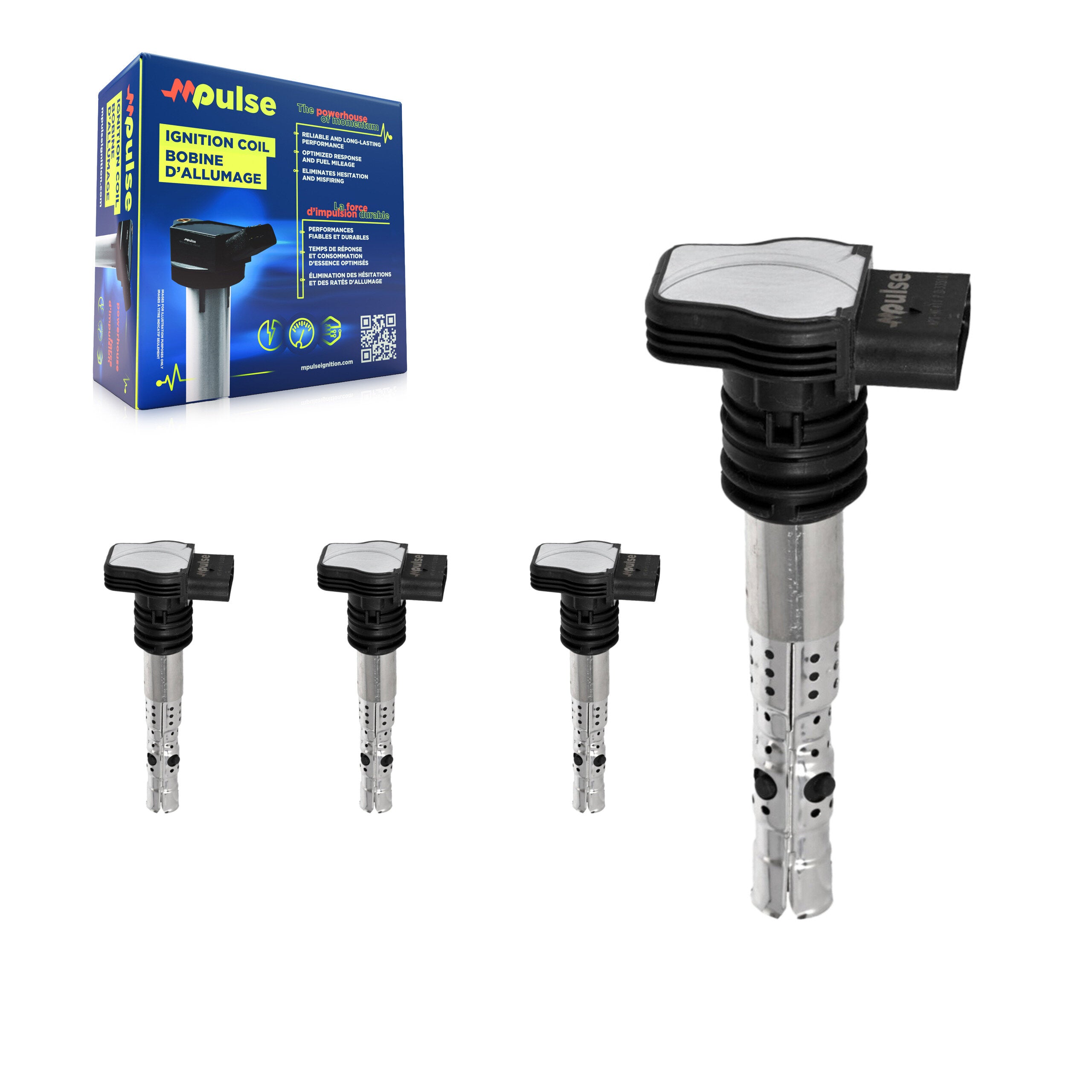Mpulse KMP-100488 Ignition Coil for 1998-2007 Audi A3, Audi TT Quattro and More