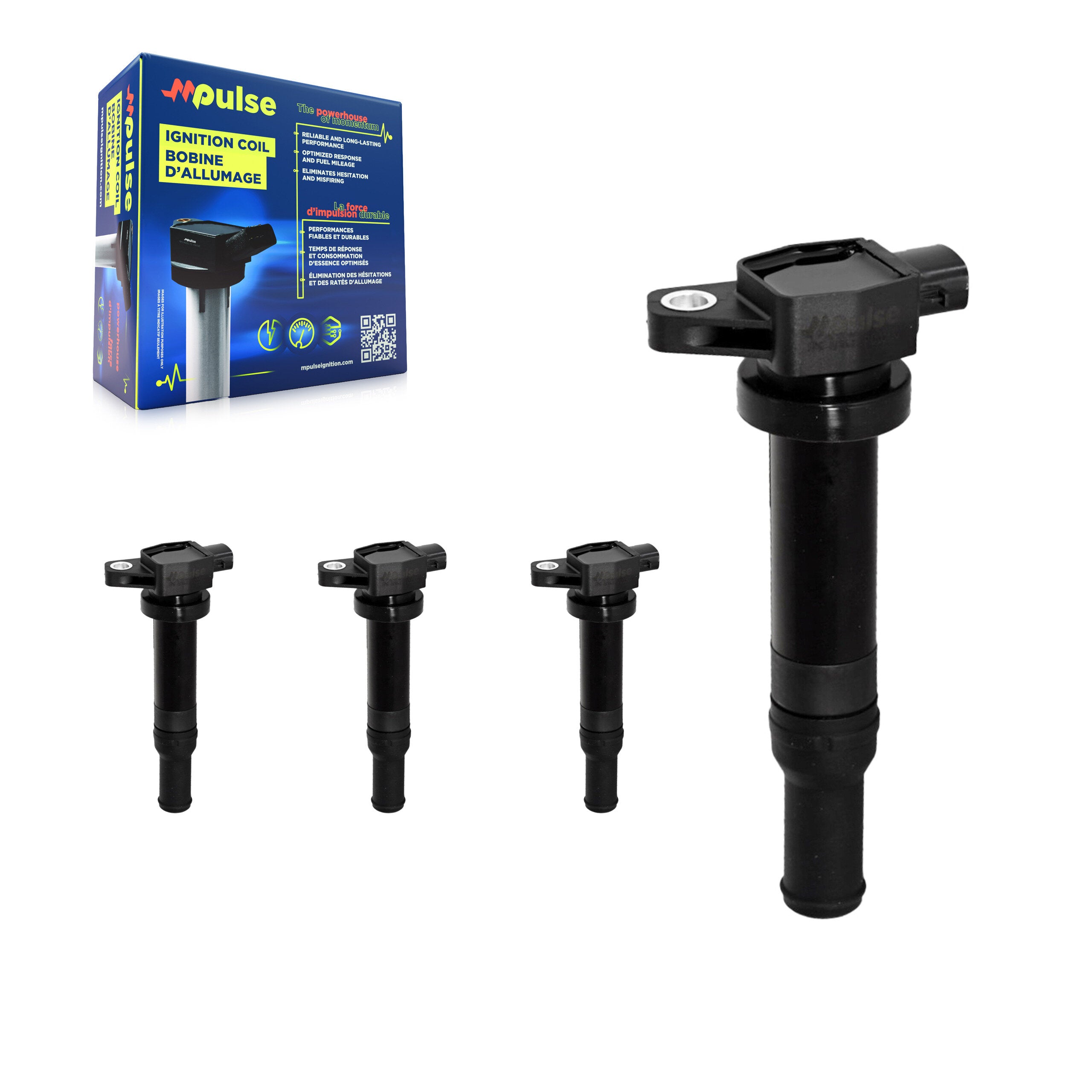 Mpulse KMP-100500 Ignition Coil for 2006-2011 Kia Magentis, Hyundai Entourage and More